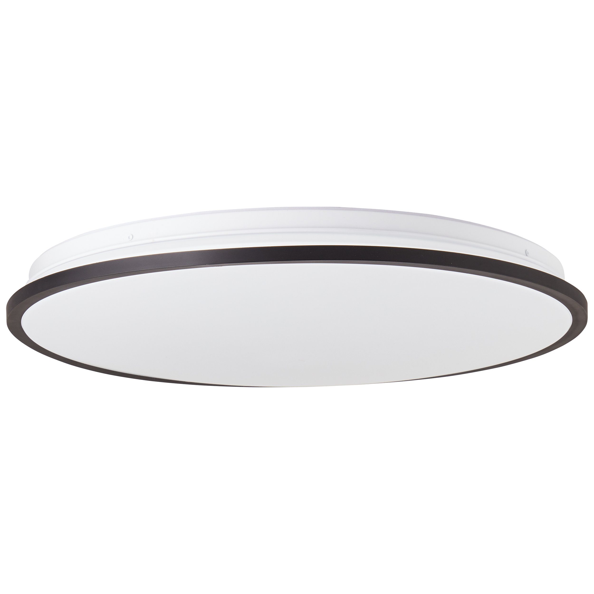 Brilliant Leuchten Led-plafondlamp Heida 3000 lm, ø 49 cm, metaal/kunststof, zwart
