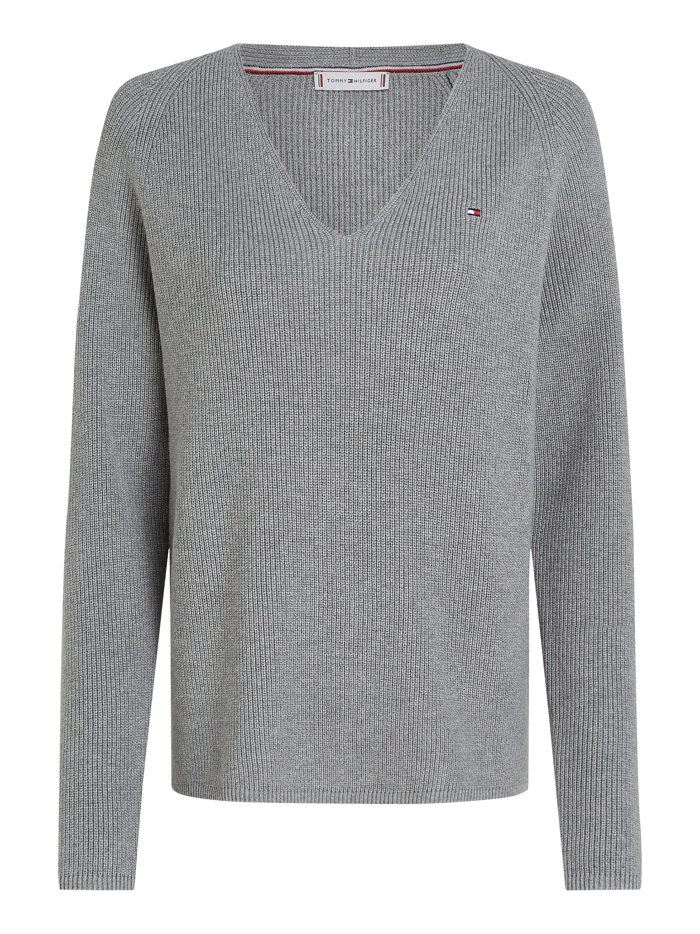 Tommy Hilfiger Gebreide trui CO CARDI STITCH V-NK LS