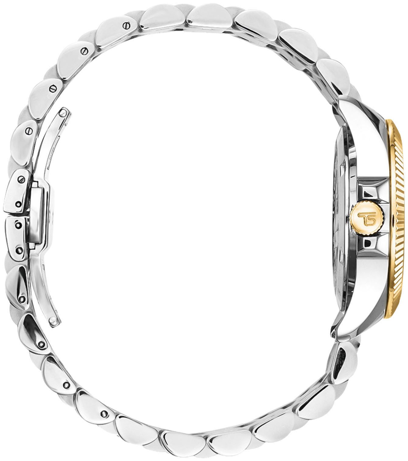THOMAS SABO Kwartshorloge DIVINE Polshorloge, dameshorloge, datum, mineraalglas met saffiercoating