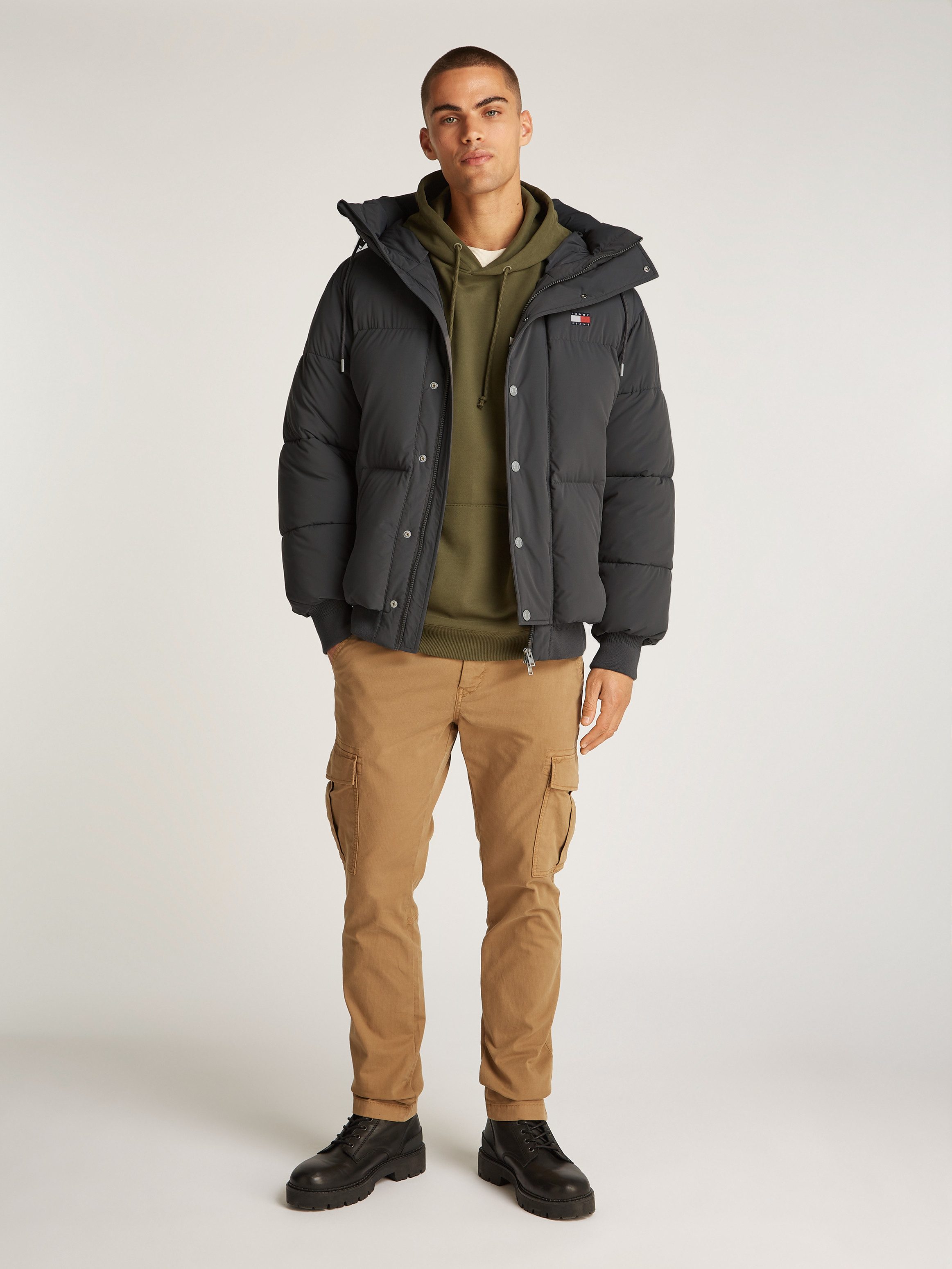TOMMY JEANS Gewatteerde jas TJM BRANDED PUFFER JACKET EXT