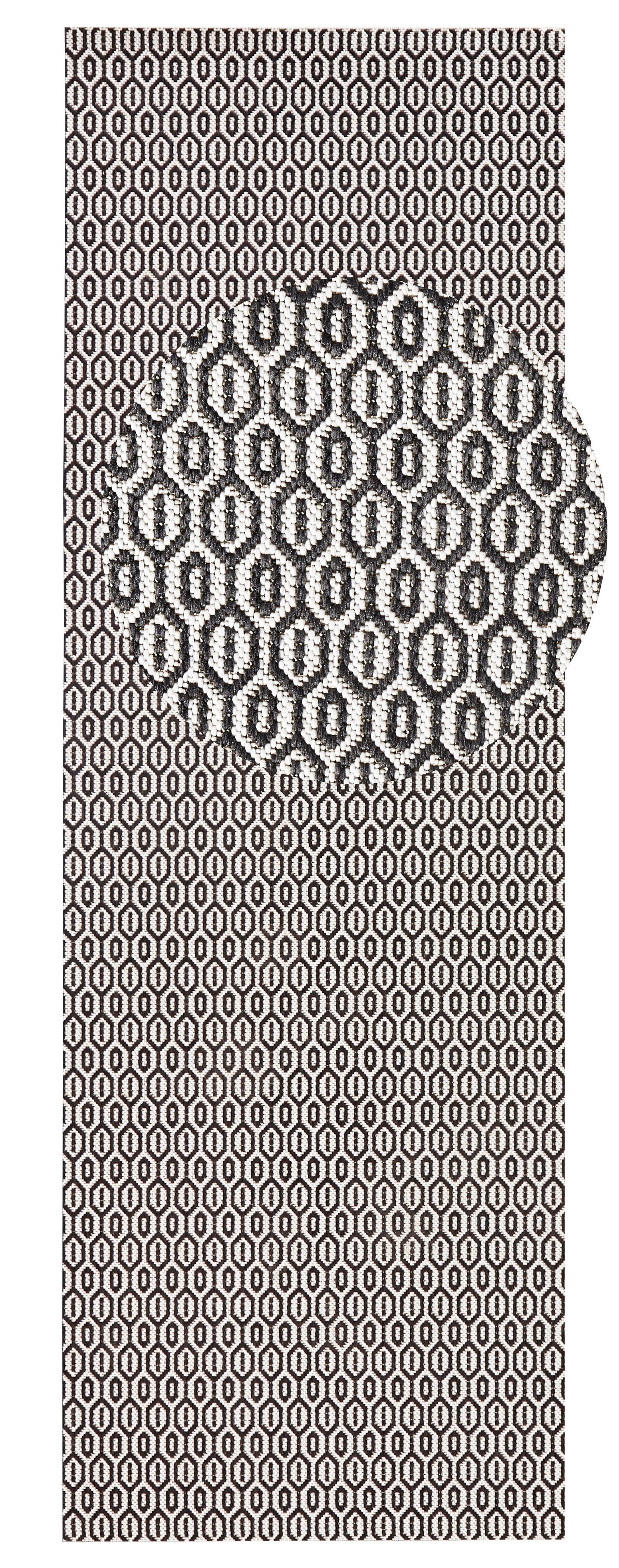 NORTHRUGS Vloerkleed Coin Binnen- en buitengebruik, weerbestendig, balkon, sisal-look, woonkamer, loper
