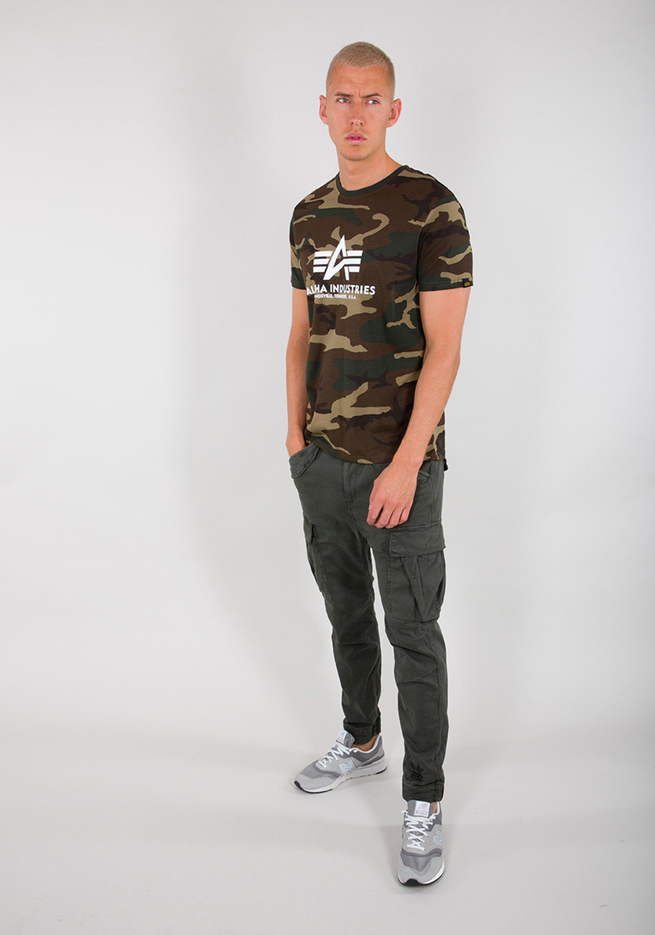 Alpha Industries T-shirt Alpha Industries Men - T-Shirts Basic T-Shirt Camo