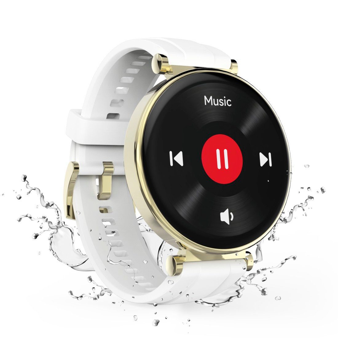 Hama Smartwatch Ronde smartwatch 1,32“ (fitness, belfunctie, hartslag, waterdicht)