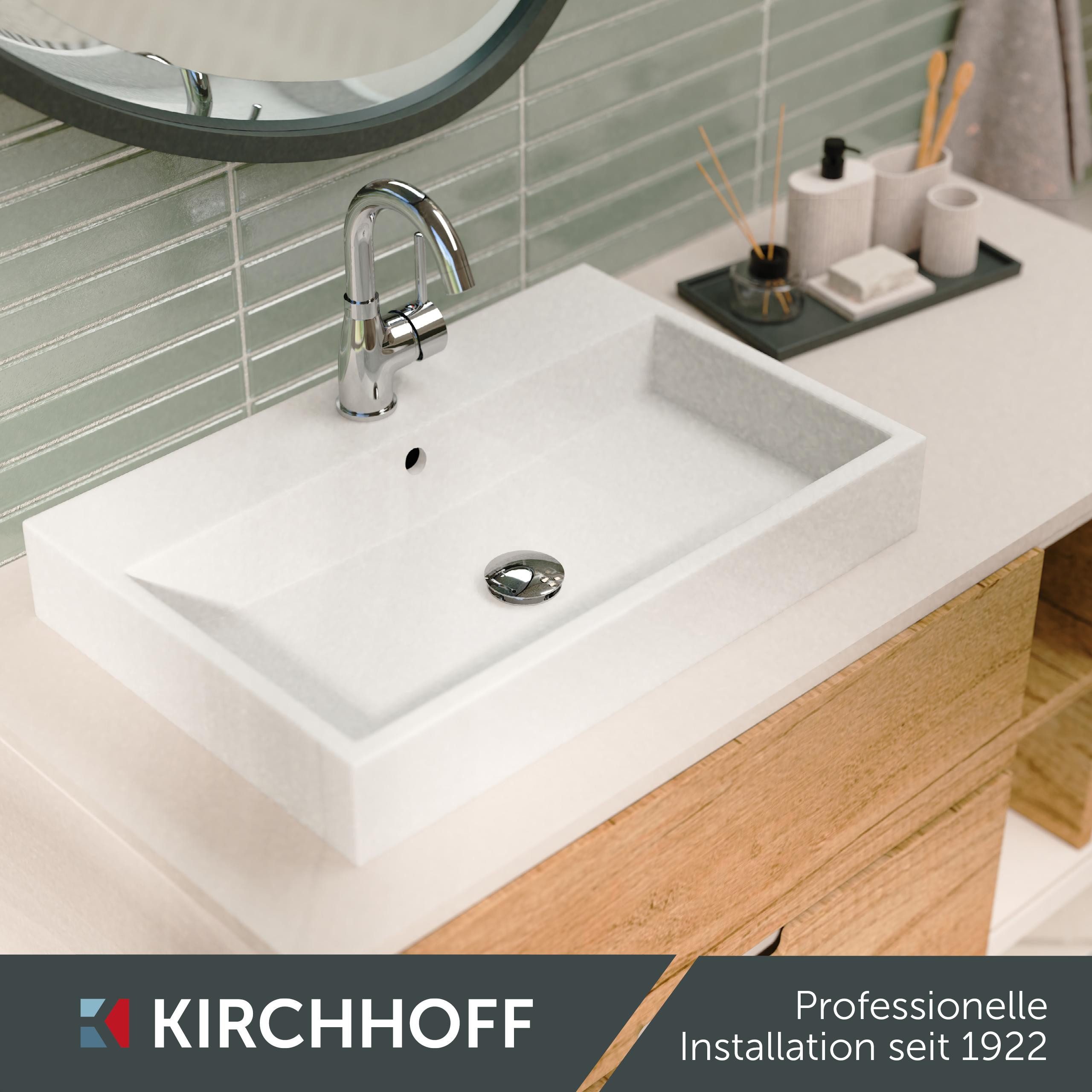 Kirchhoff Doucheafvoer Universele wasbak-overloopset, afvoerstop, chroom