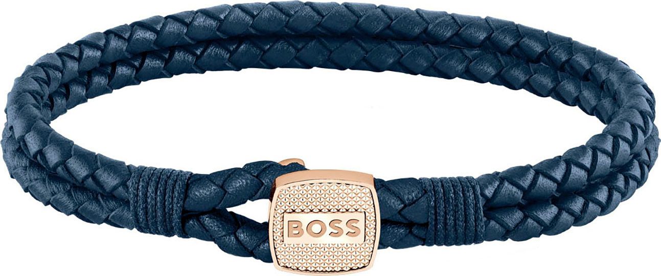 Boss Leren armband