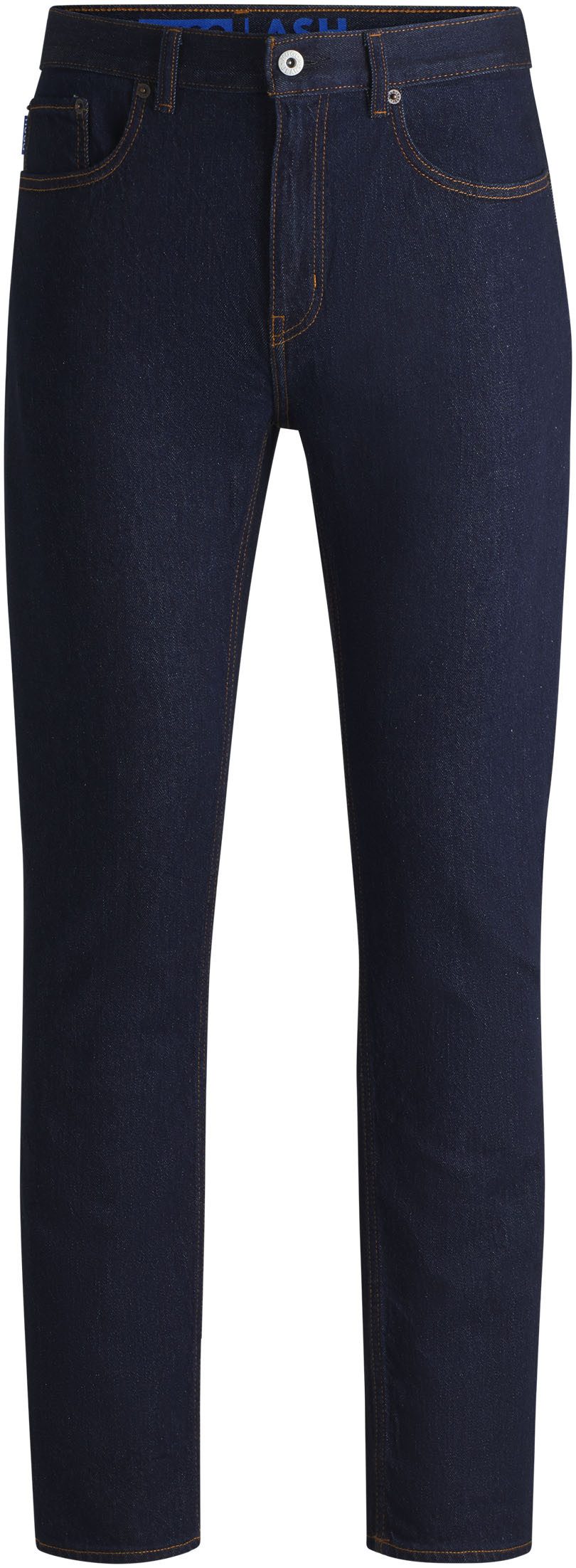 HUGO Blue Slim fit jeans Ash met stone-washed-finish