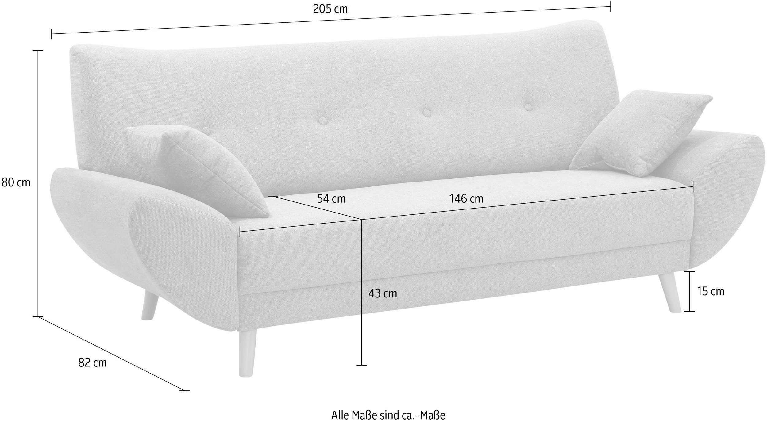 Home affaire 3-zitsbank BASTA