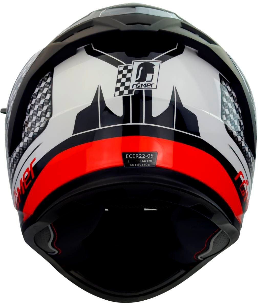 RÖMER HELME Motorhelm Integraalhelm Eifel met geïntegreerd zonnescherm