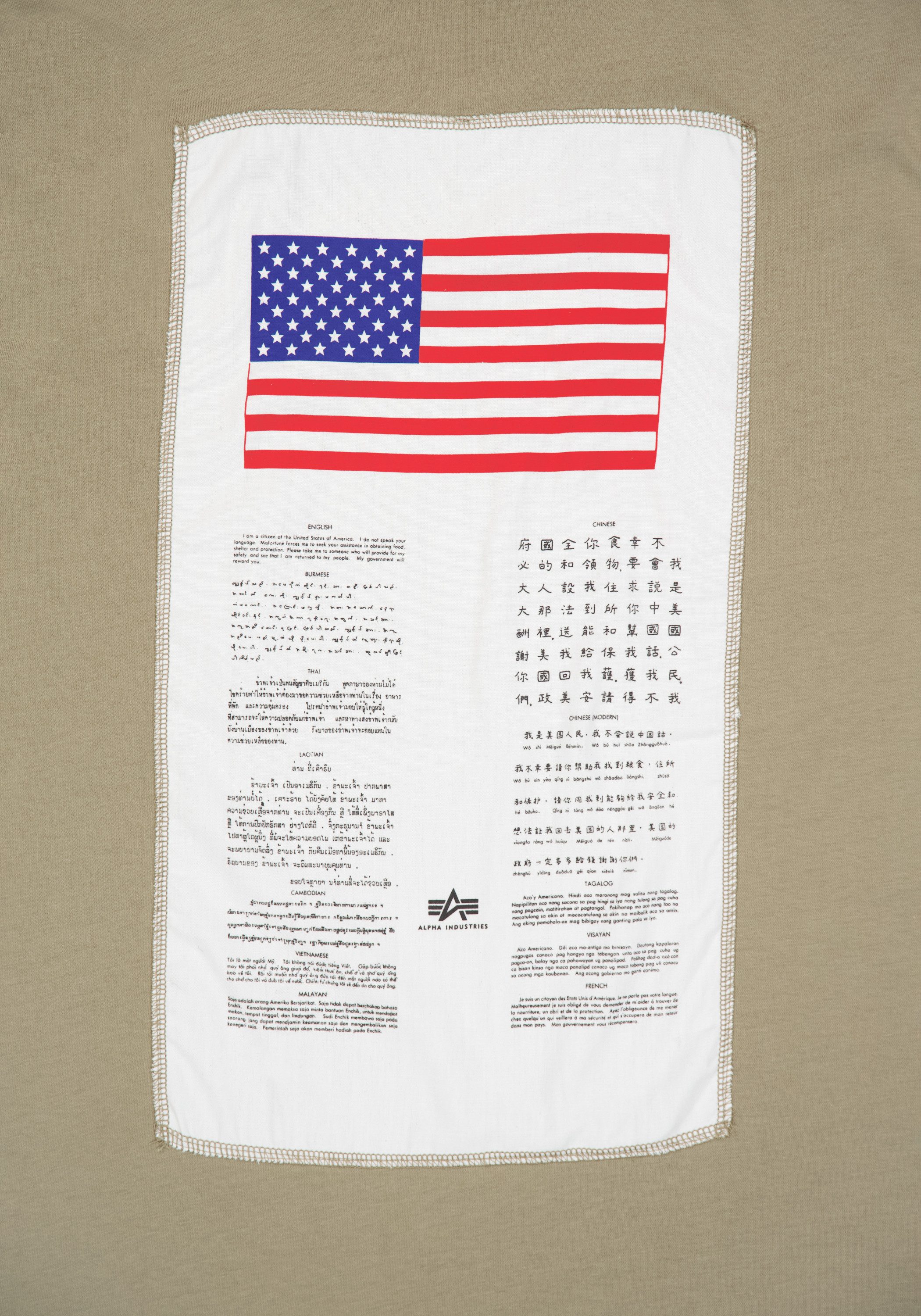Alpha Industries T-shirt Alpha Industries Men - T-Shirts Blood Chit T-Shirt