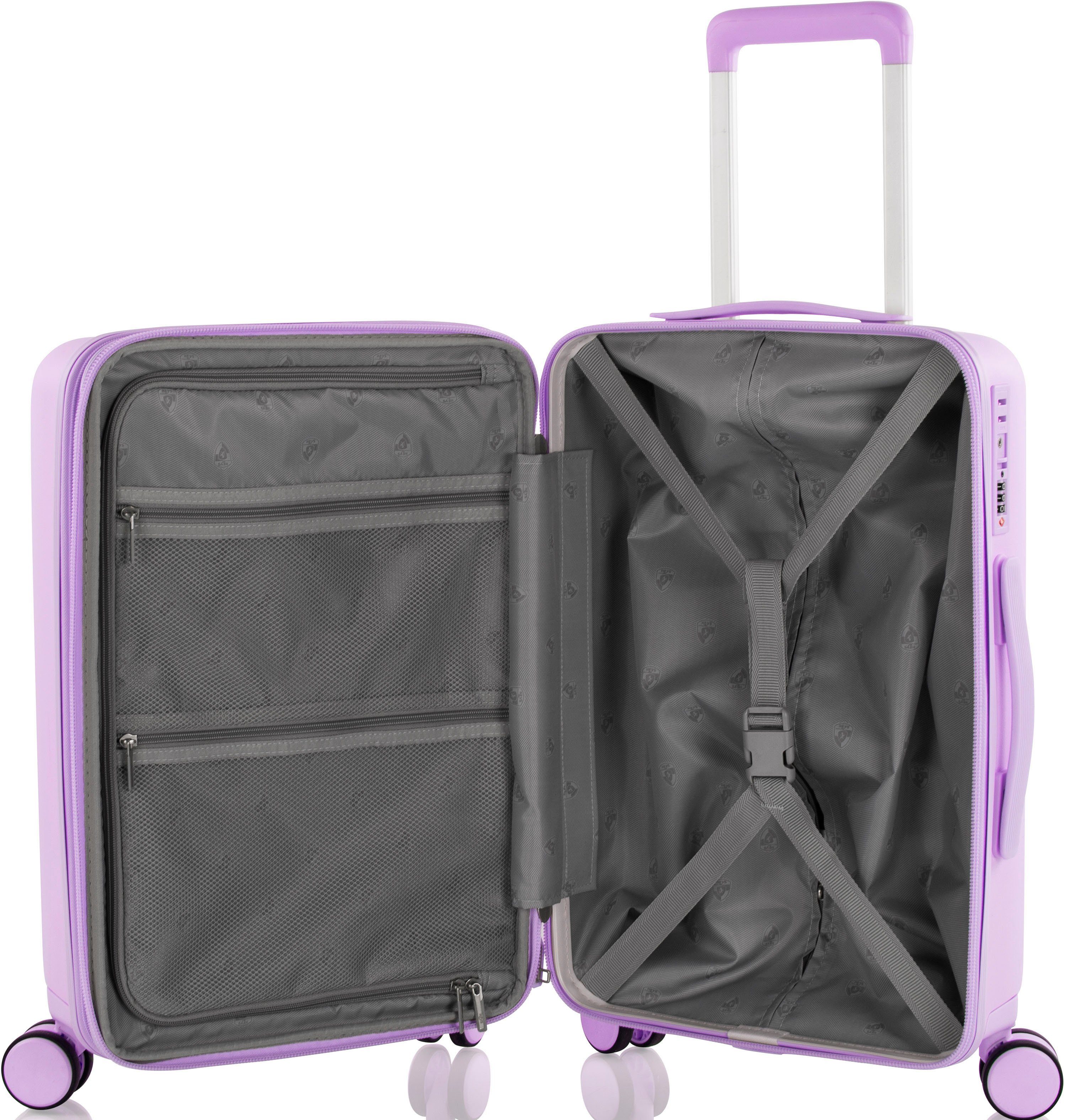 Heys Hardshell-trolley Pastel in verschillende kleuren en maten x Joachim Llambi handbagage-koffer TSA-slot volumevergroting