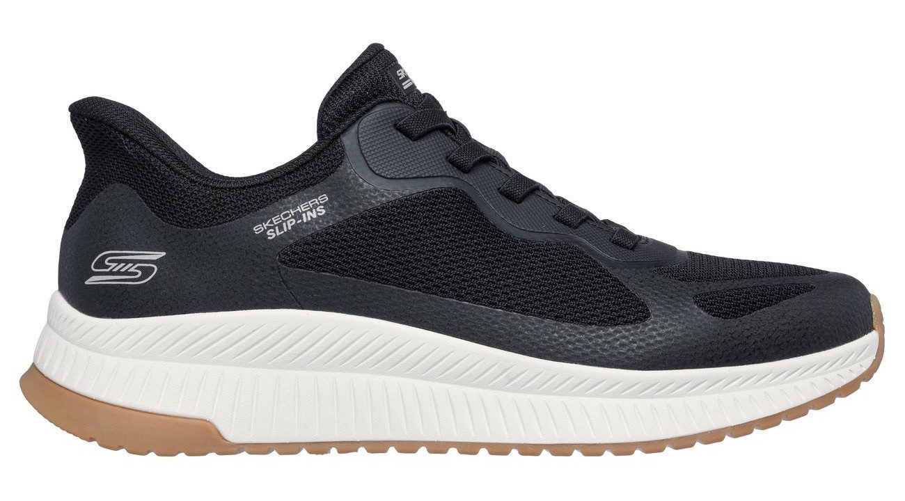 Skechers Slip-on sneakers BOBS SQUAD 4 Trainingsschoen, sneaker, veterschoen voor gemakkelijk in stappen