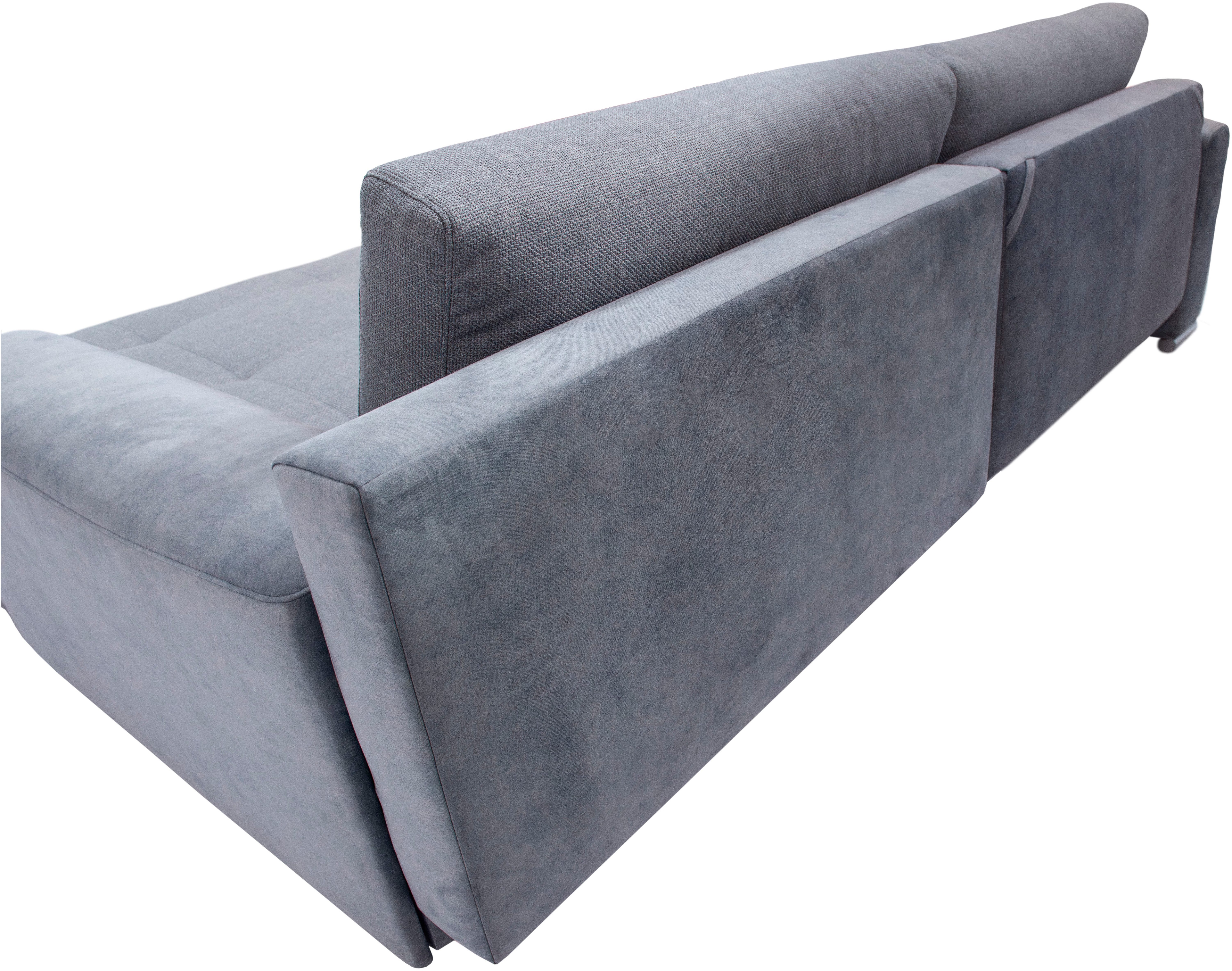 exxpo - sofa fashion Hoekbank Larnaca, incl. bedfunctie en opbergruimte, comfortabel en gezellig,