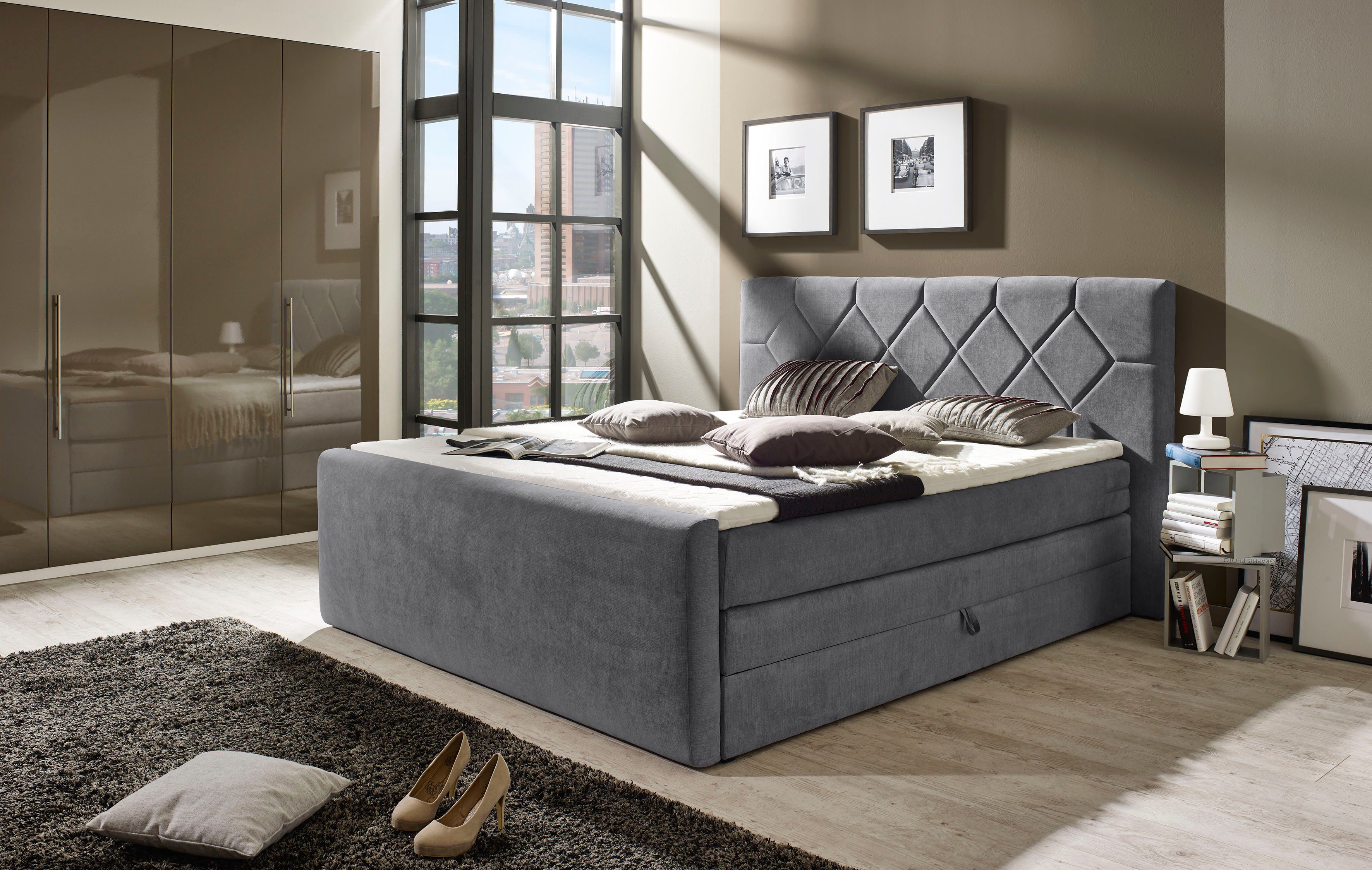 Places of Style Boxspring Atlanta inclusief topmatras en bedkist