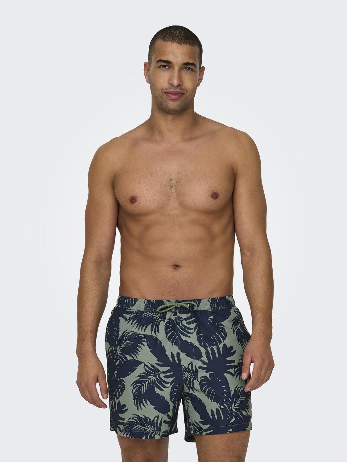 ONLY & SONS Zwemshort ONSTED LIFE SWIM SHORT FLOWER AOP 2