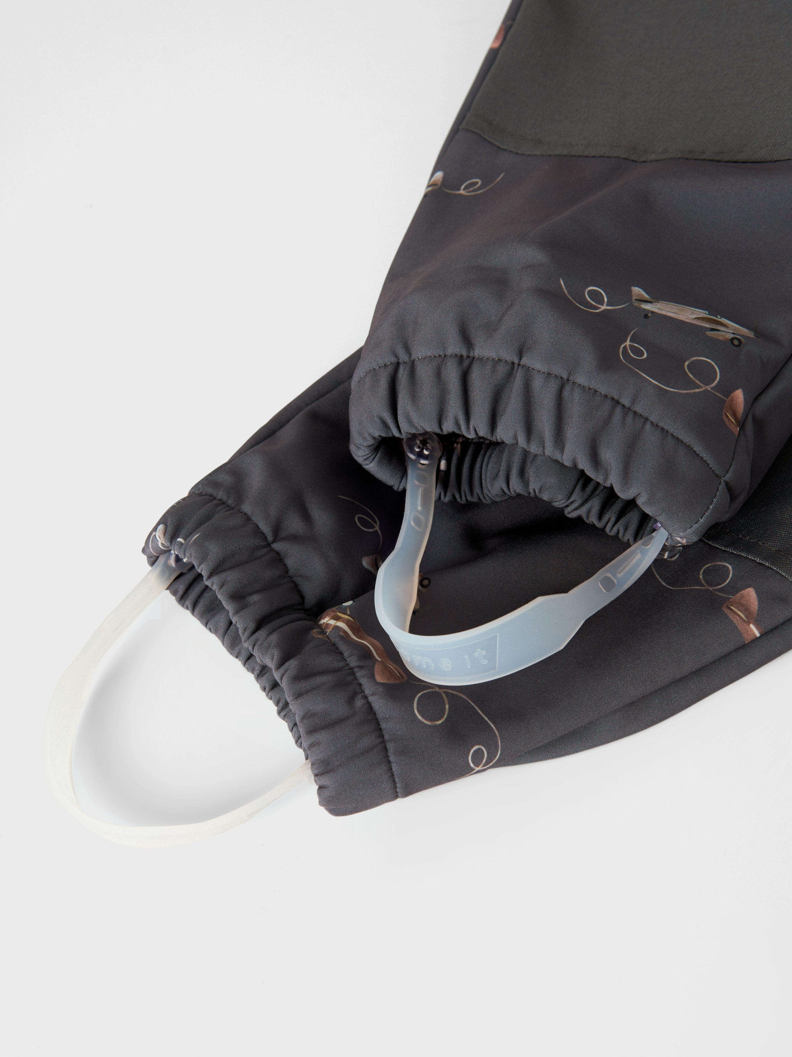 Name It Jumpsuit NMMALFA08 SOFTSHELL SUIT AOP 1FO NOOS met decoratieve en reflecterende details