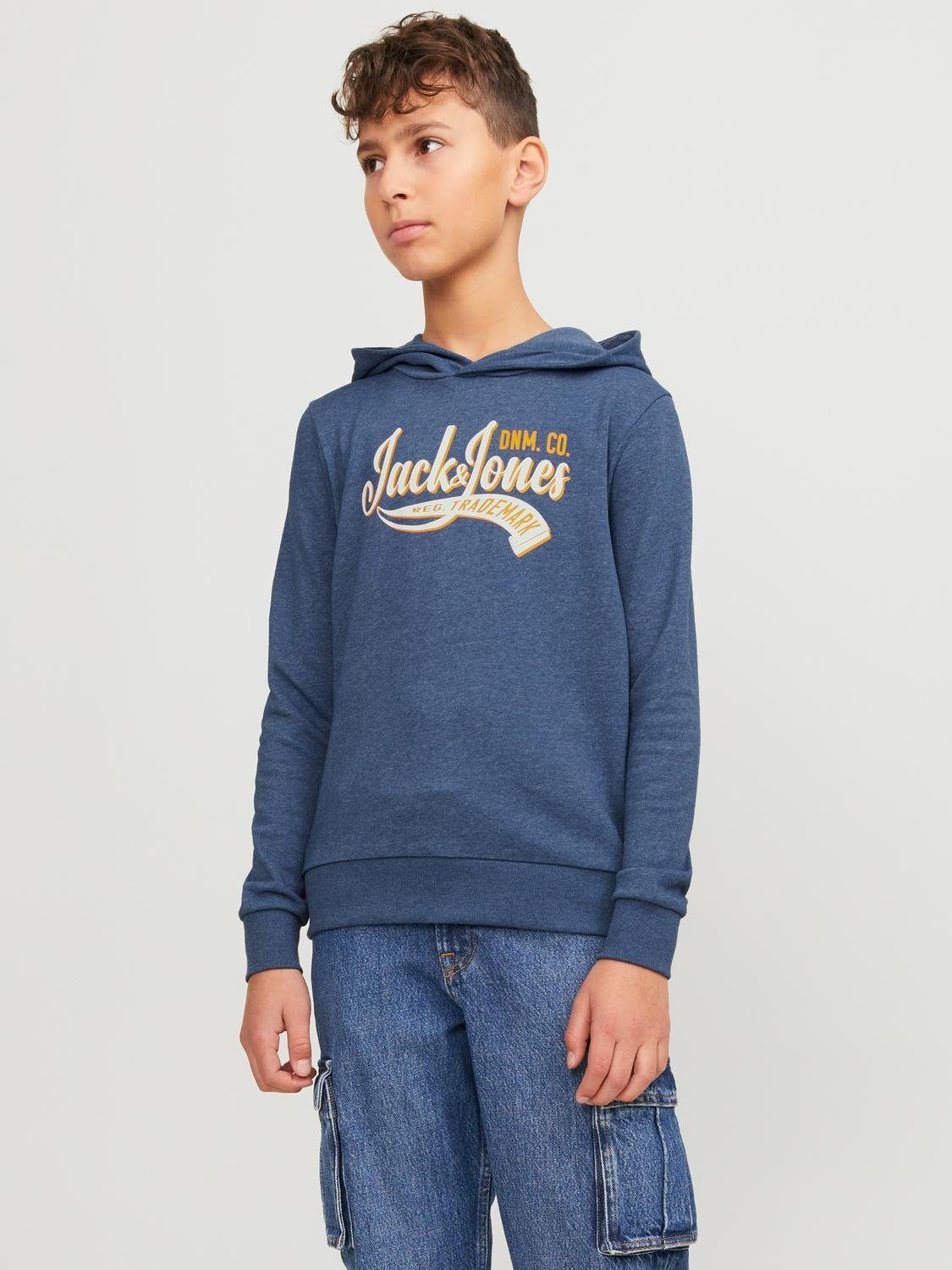 Jack & Jones Junior Hoodie JJELOGO SWEAT HOOD 2 COL 23/24 SN MNI