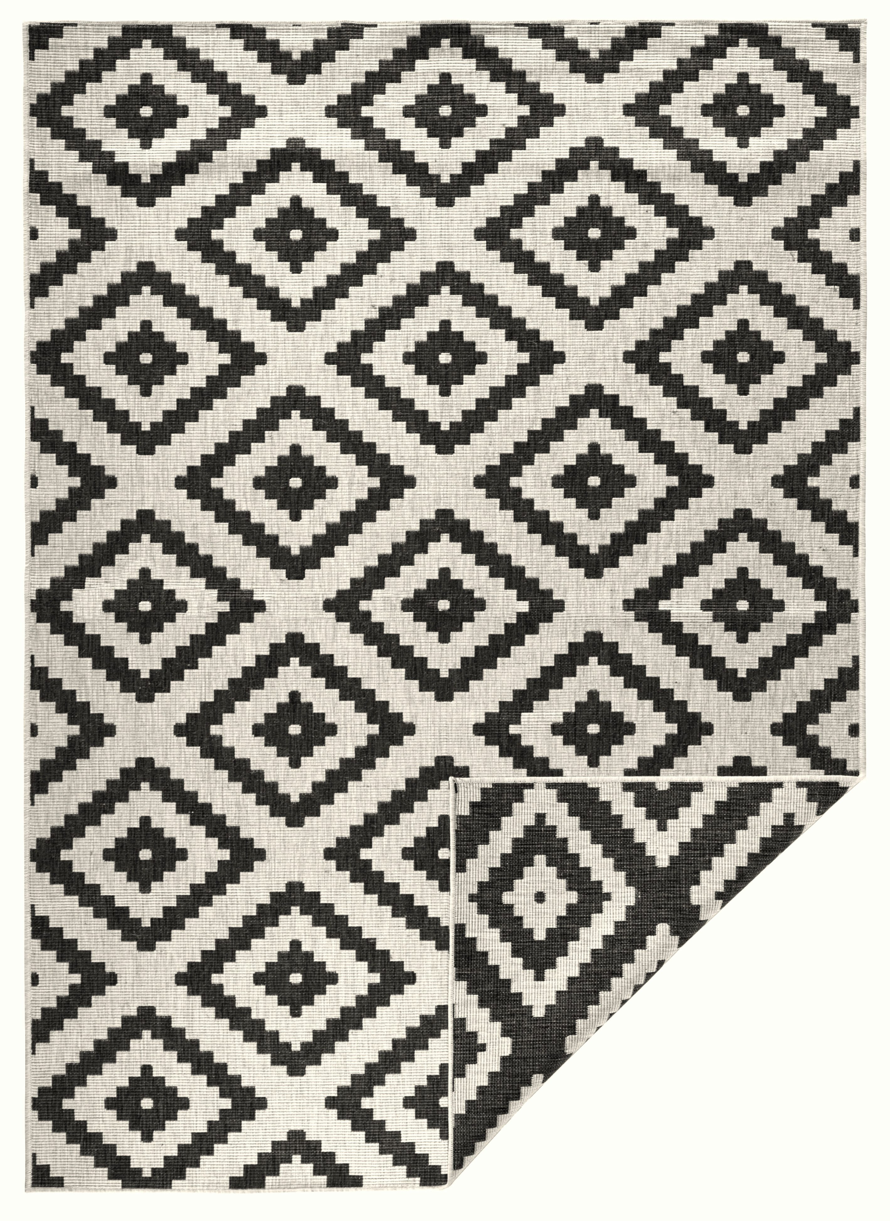 NORTHRUGS Vloerkleed Malta tweezijdig te gebruiken kleed Binnen- en buitengebruik, weerbestendig, balkon, terras, ruit, loper, woonkamer
