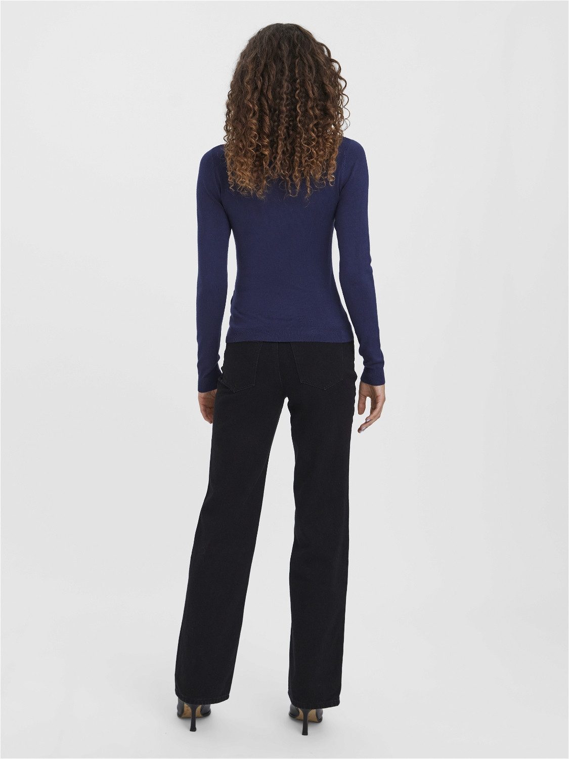 Vero Moda Coltrui VMGLORY LS ROLLNECK BLOUSE GA NOOS