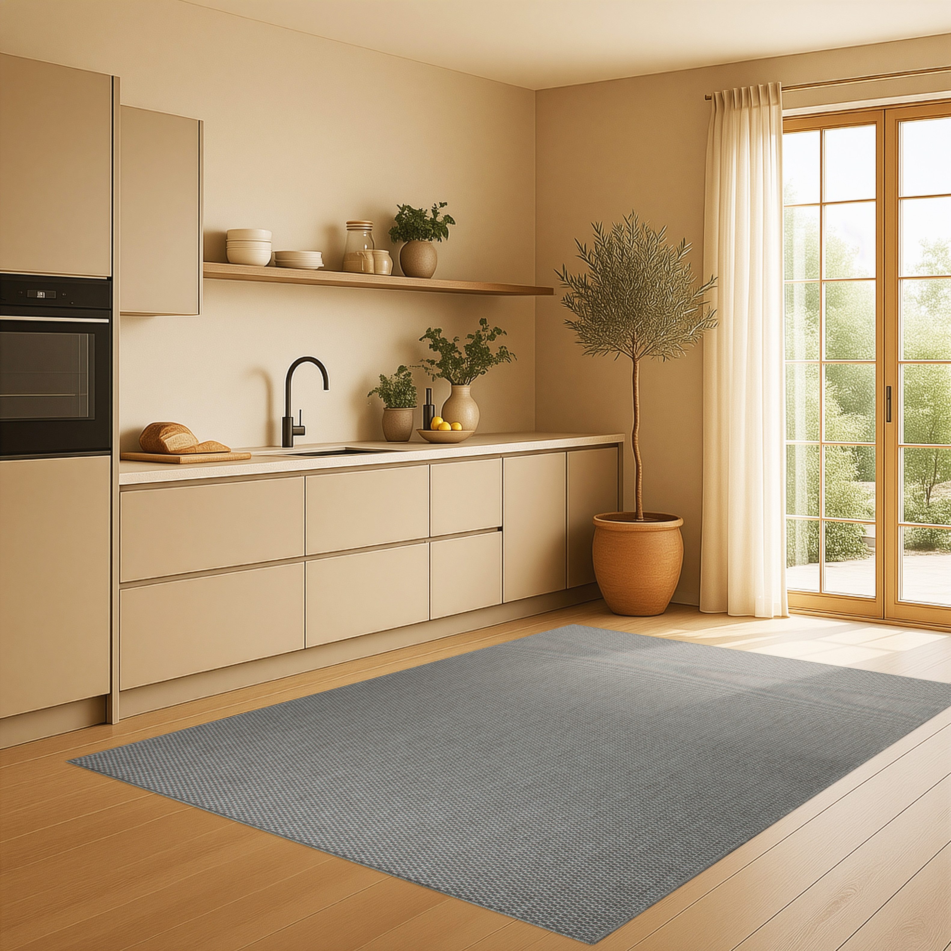 my home Vloerkleed Venetië is ook als loper verkrijgbaar Geschikt voor binnen en buiten, sisal-look, weerbestendig & uv-bestendig