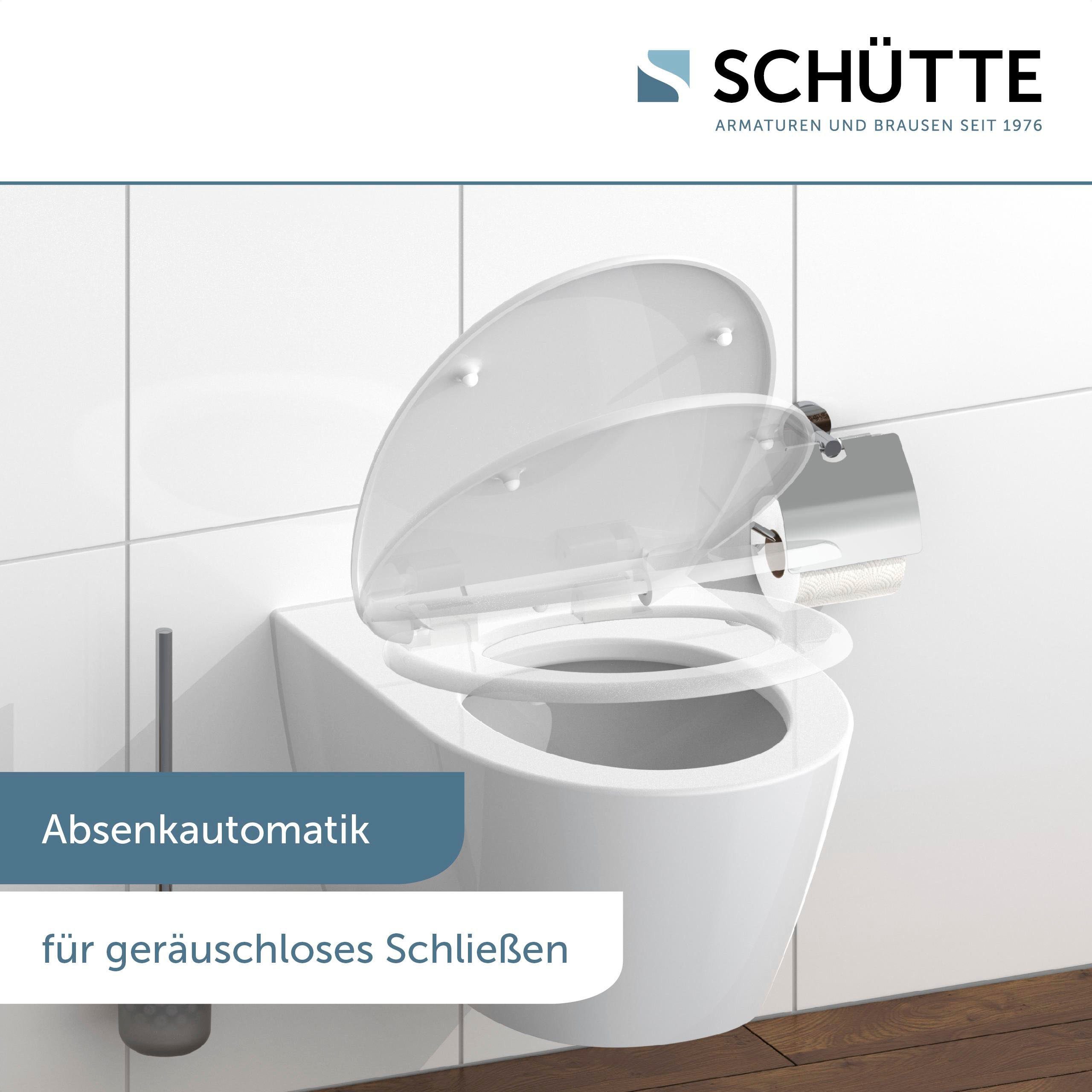 Schütte Toiletzitting White Duroplast, met soft-closemechanisme
