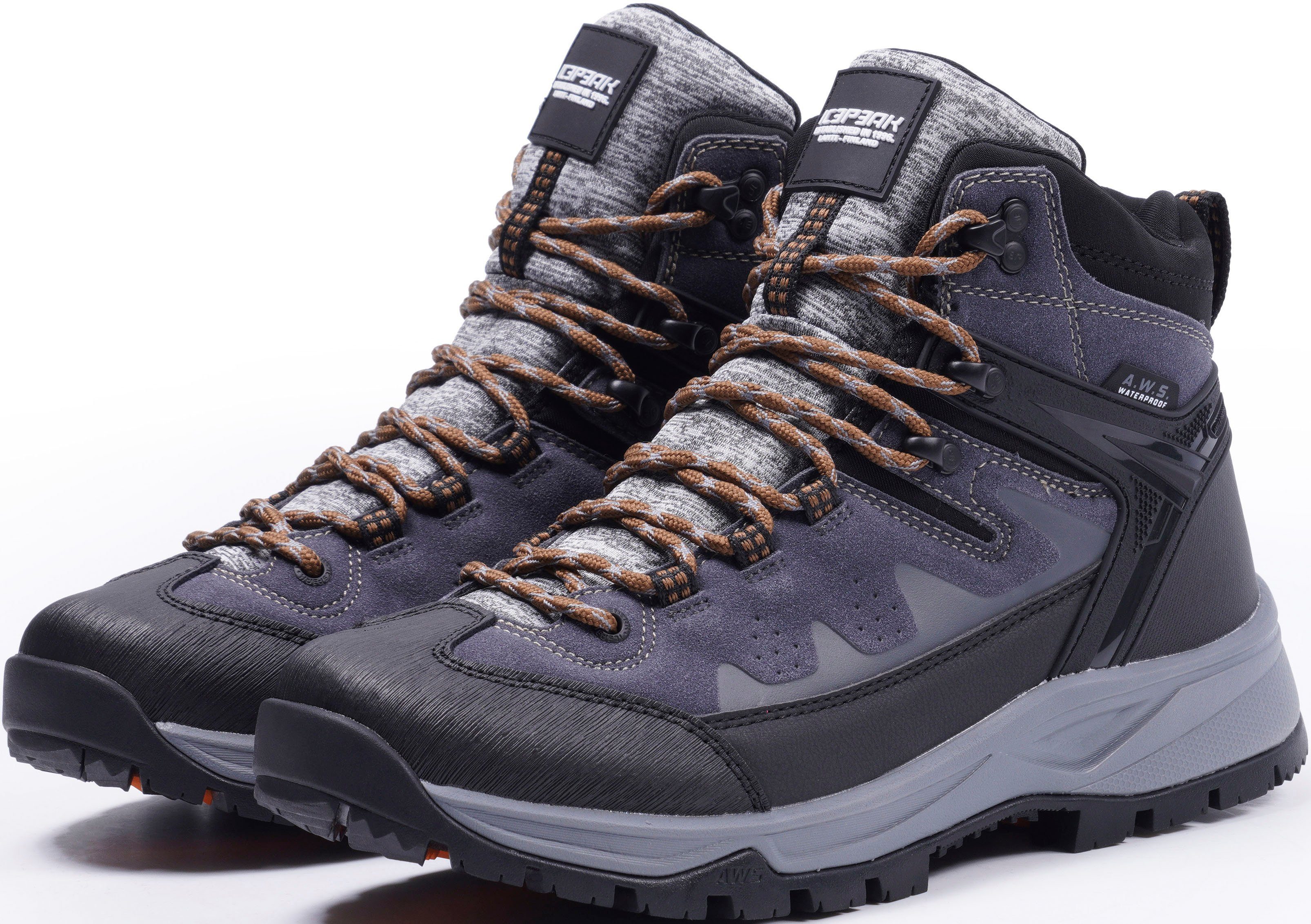 Icepeak Wandelschoenen WYNNES MR heren wandel & trekkingschoenen maat 44 EU grijs