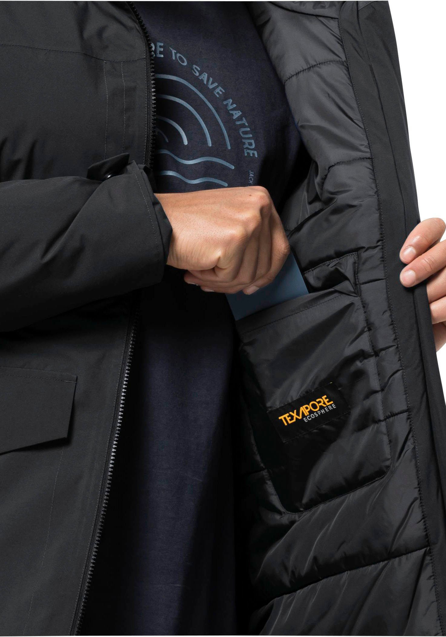 Jack Wolfskin Functionele parka KOENIGSBAU Winterjack met kunstvezelvulling