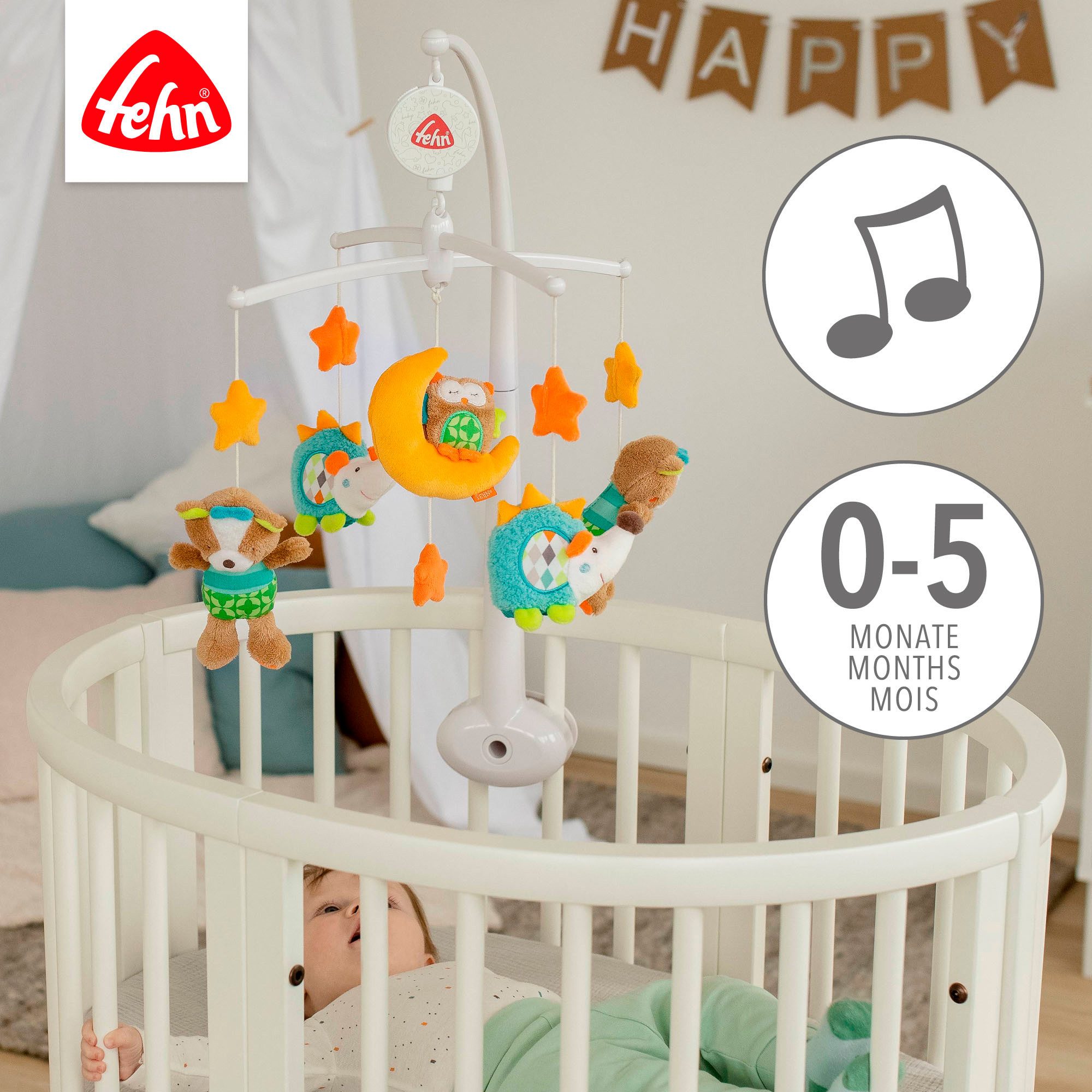 Fehn Mobiel Sleeping forest muziekmobiele