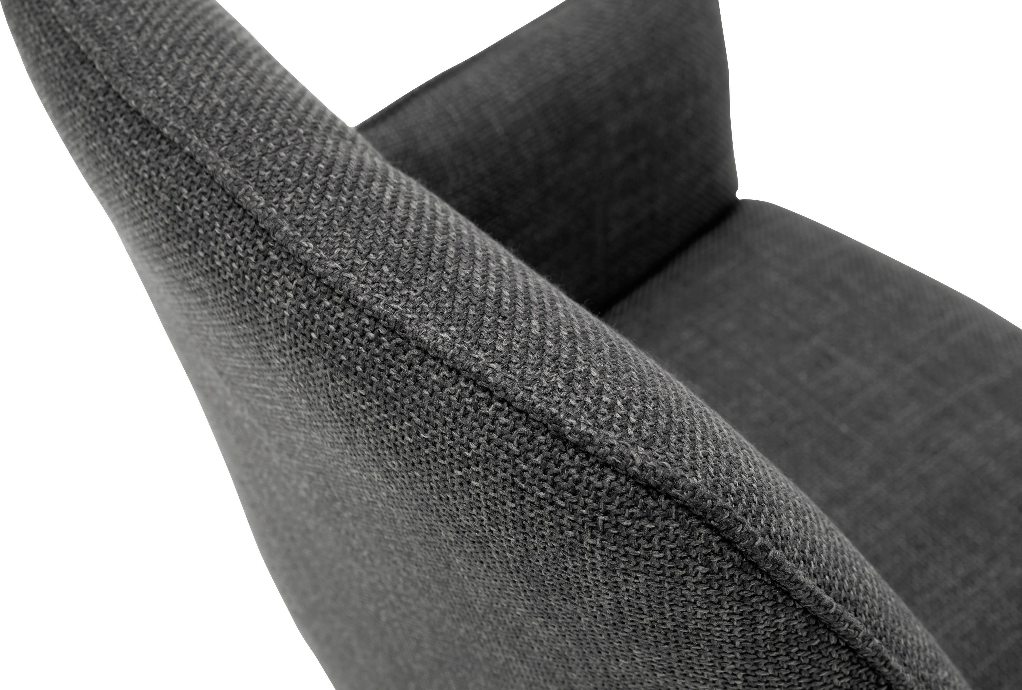 MCA furniture Stoel met 4 poten Pemba set van 2, 180°draaibaar met nivellering, stoel belastbaar tot 120 kg (set, 2 stuks)