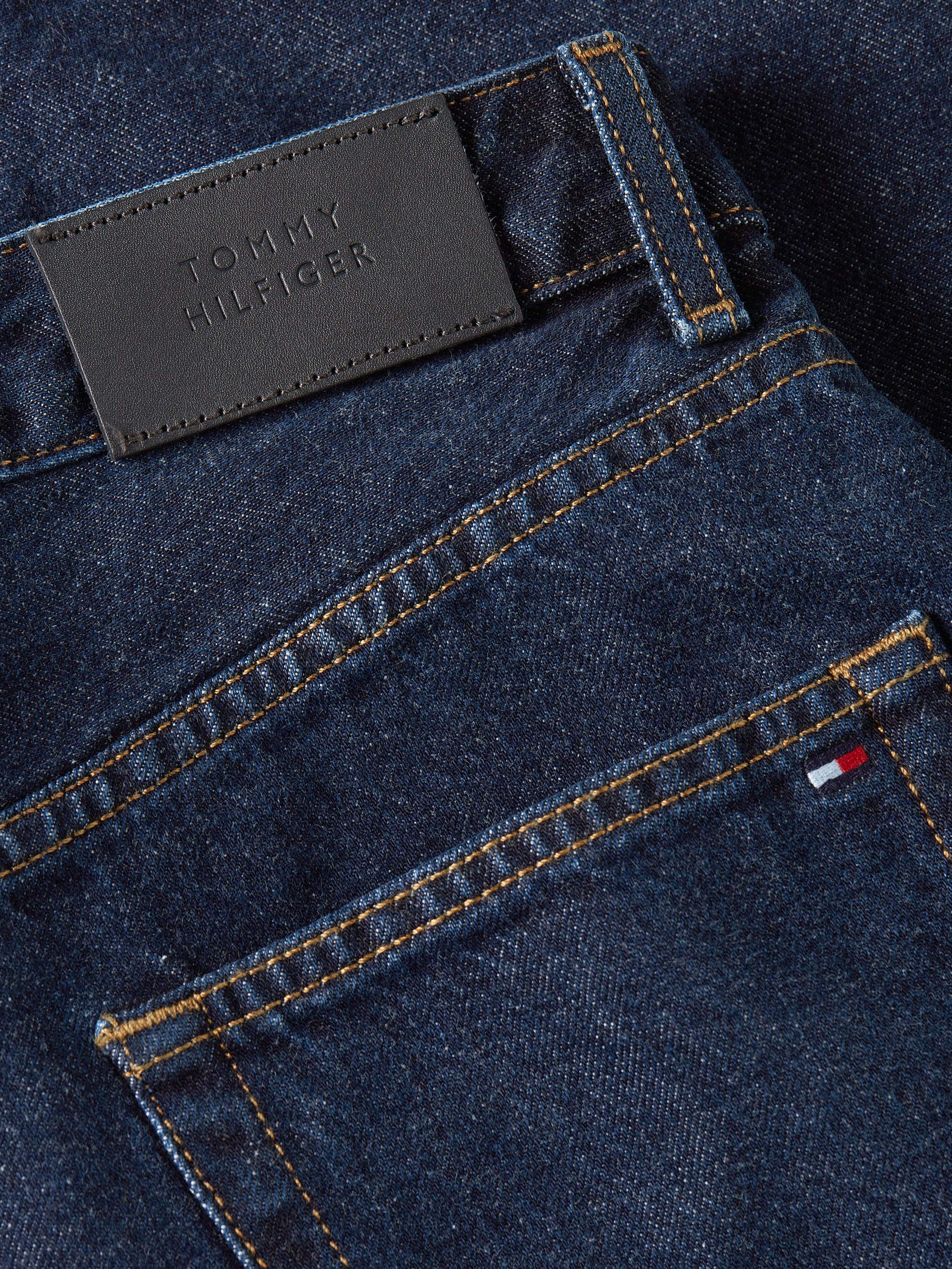 Tommy Hilfiger Jeans rok DNM MINI SKIRT HW CLER Webrok in 5-pocket stijl