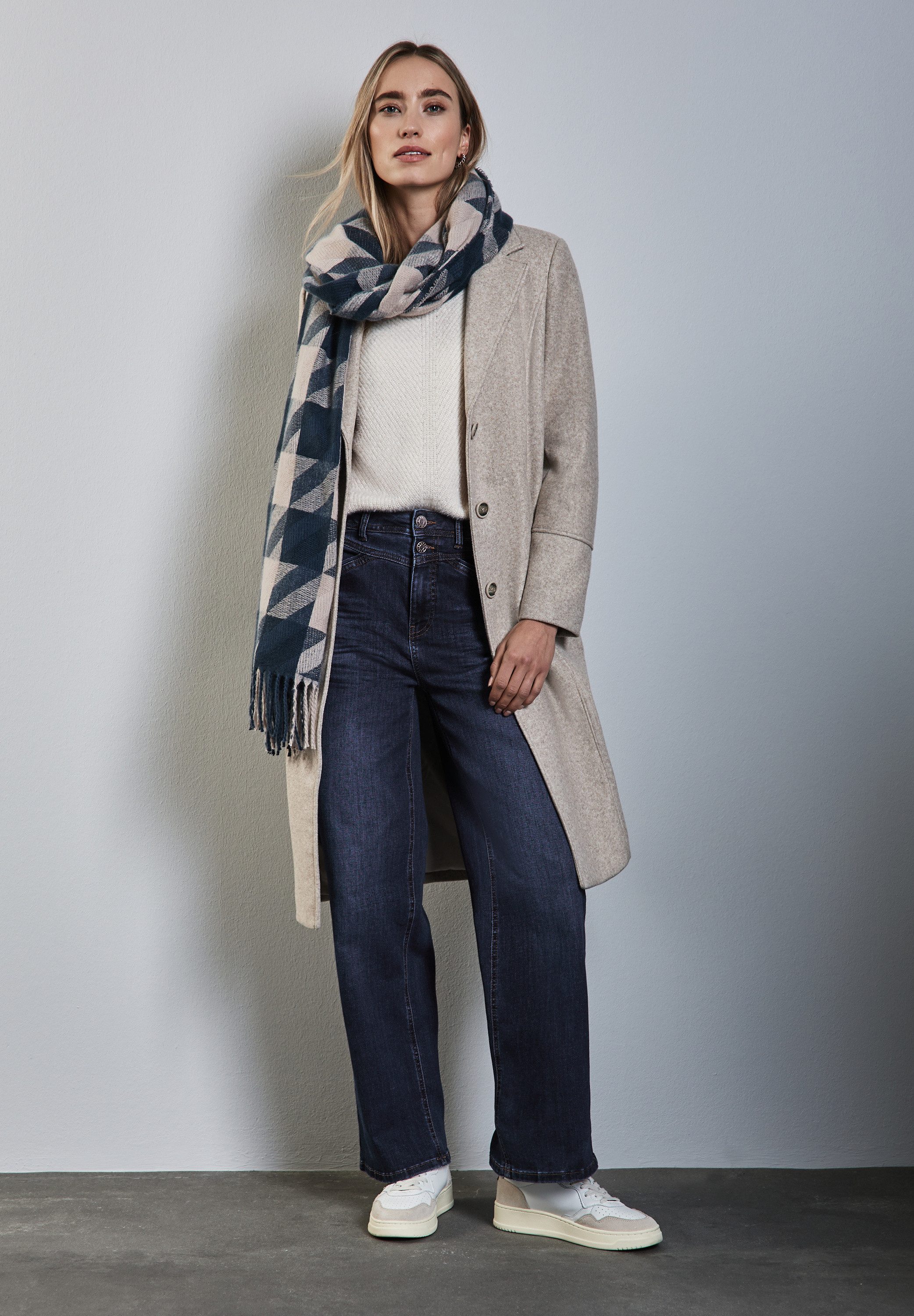 STREET ONE Loose fit jeans met zakken