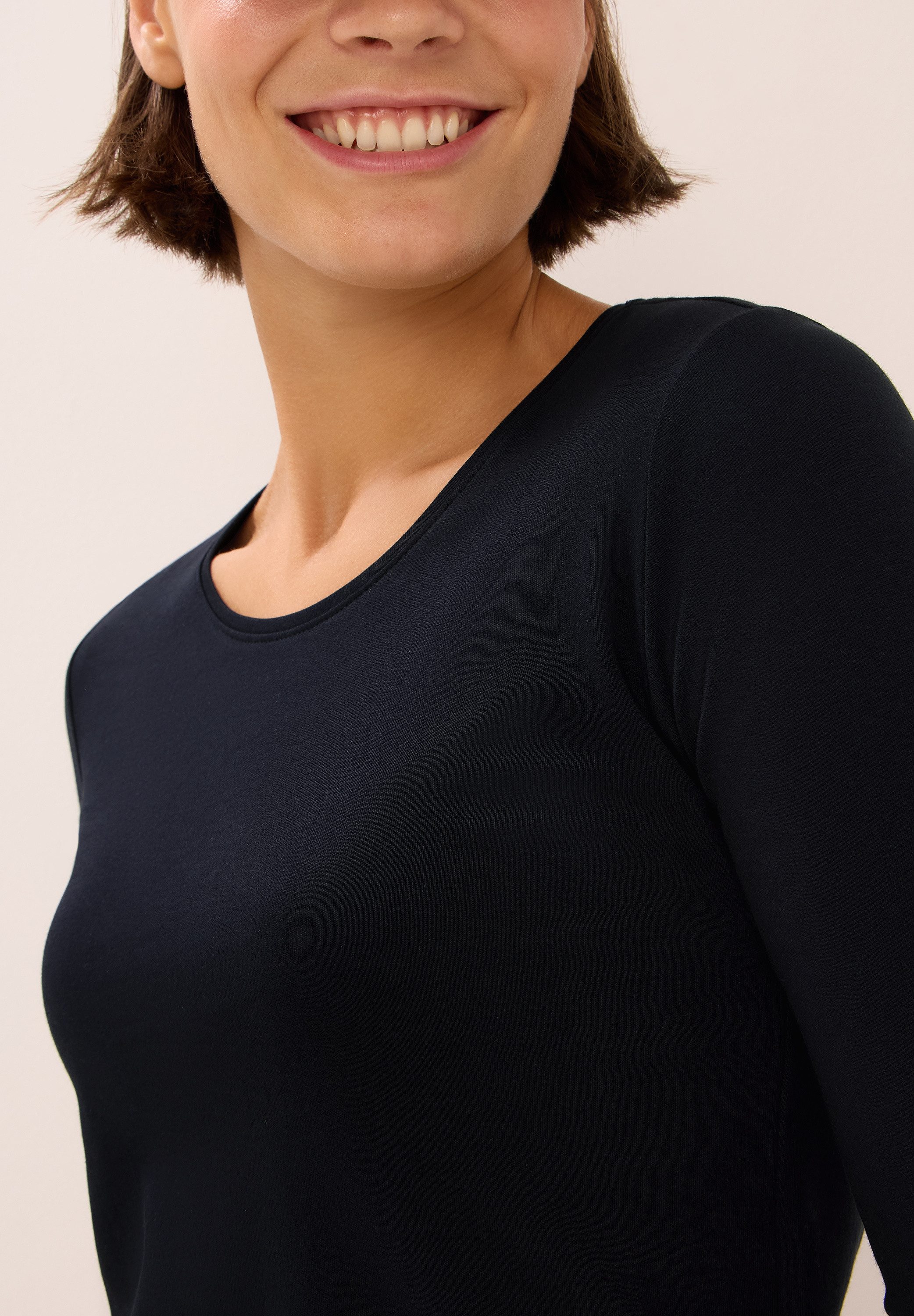 Cecil Shirt met lange mouwen Stijl Pia