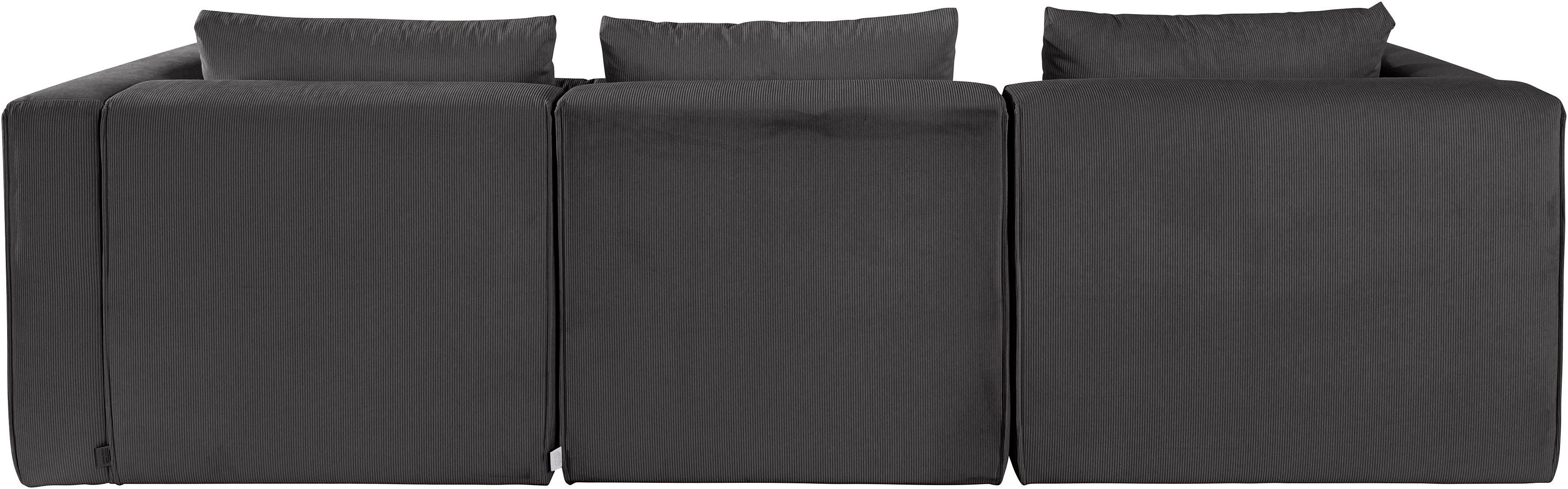 Home affaire Hoekbank Comfine L-vorm samengesteld van modules, 3 stofkwaliteiten en vele kleuren