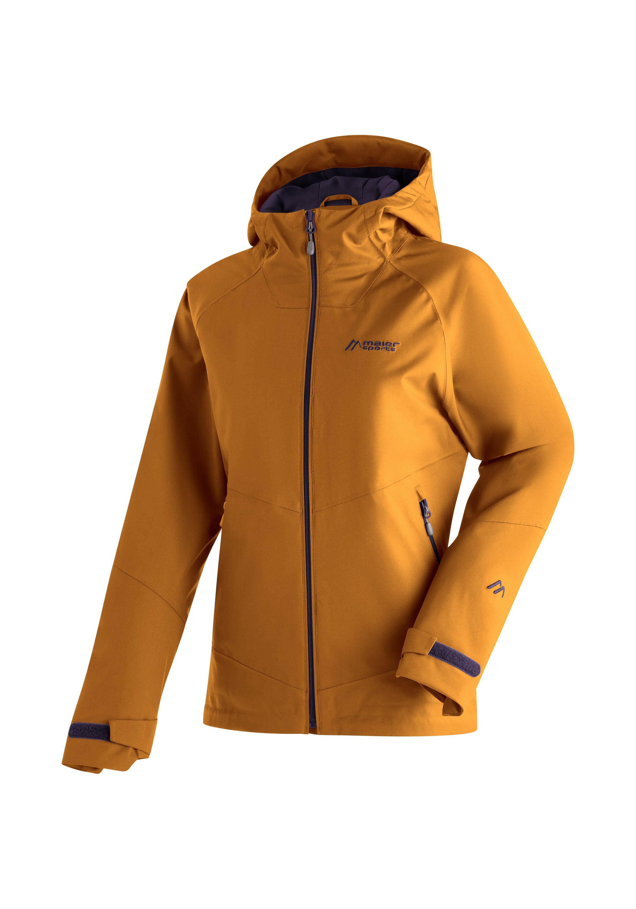 Maier Sports Outdoorjack Solo Tipo W Dames wandeljas, ademend en waterdicht, regenjas met capuchon