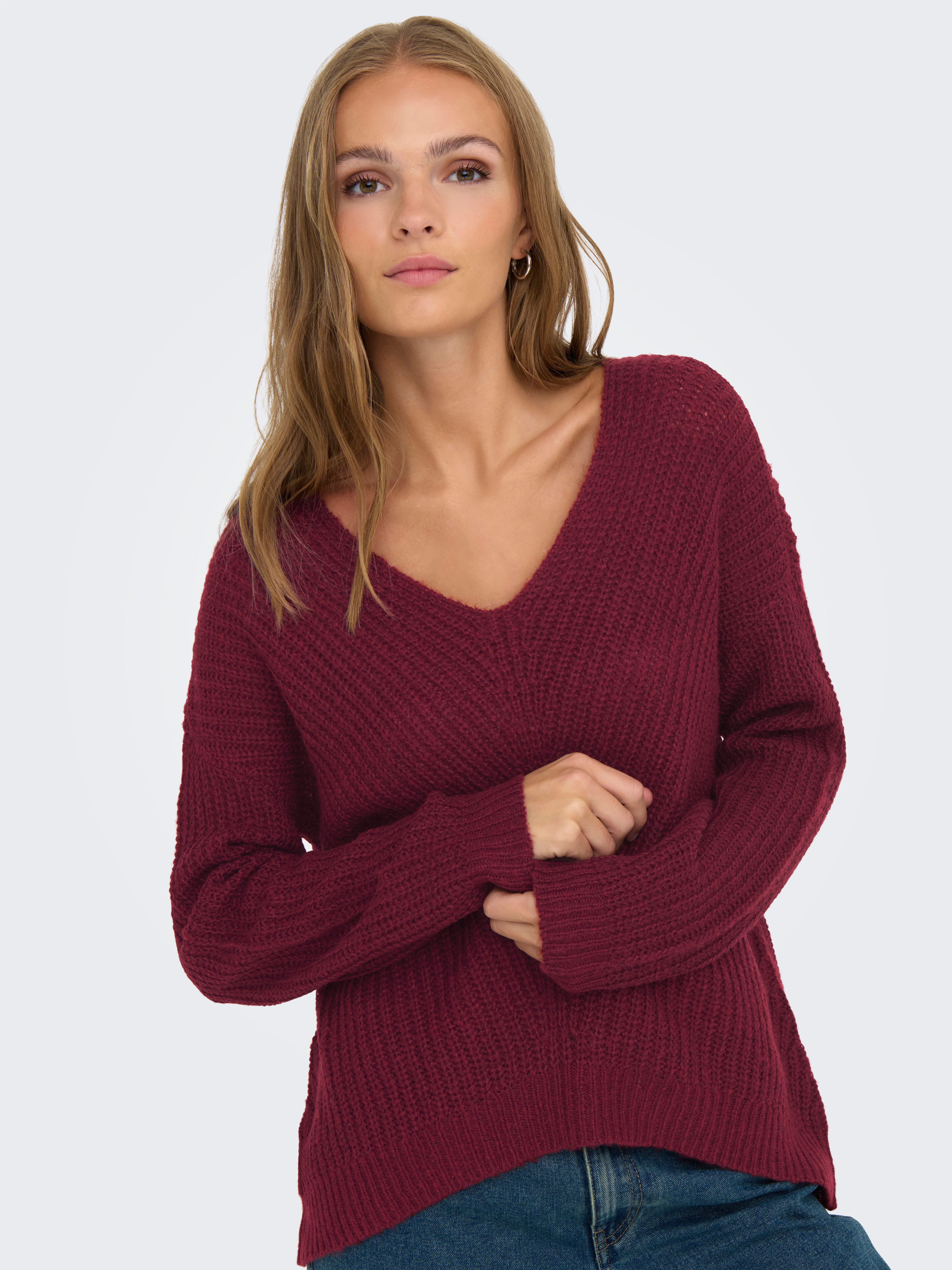 JDY Gebreide trui JDYNEW MEGAN L/S PULLOVER KNT NOOS