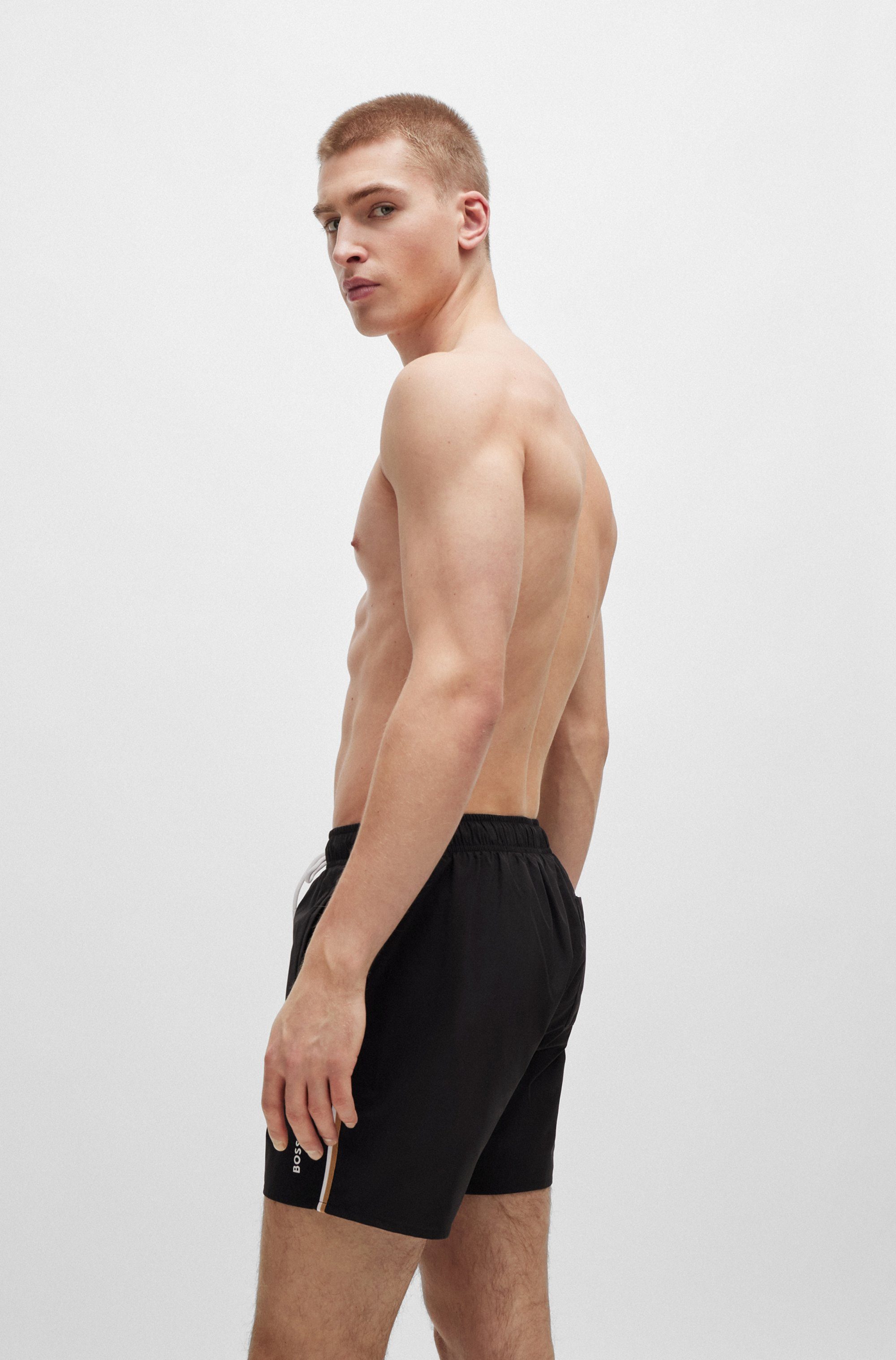 BOSS Zwemshort Iconic met achterzak