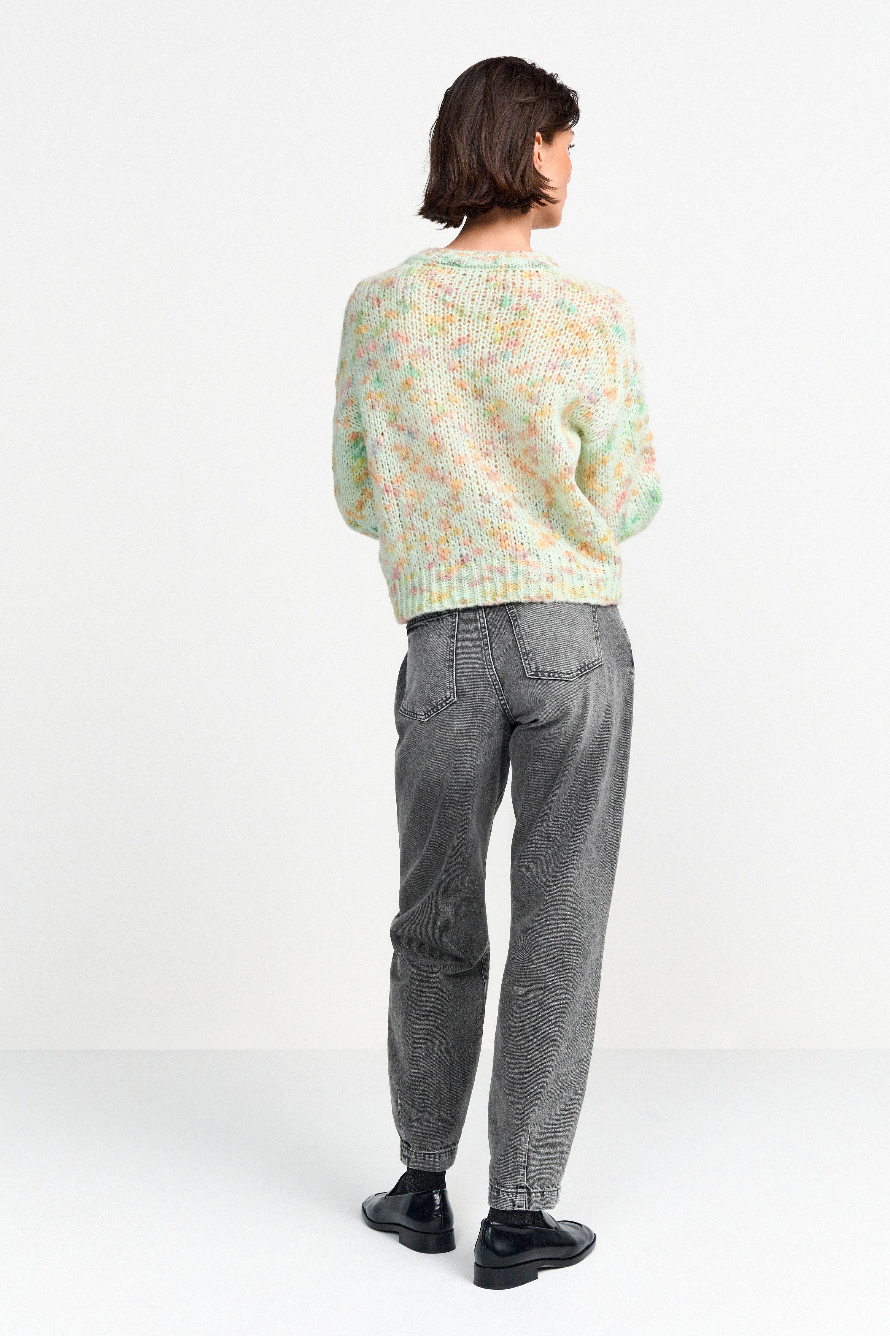 Rich & Royal Trui met ronde hals met opvallend patroonontwerp