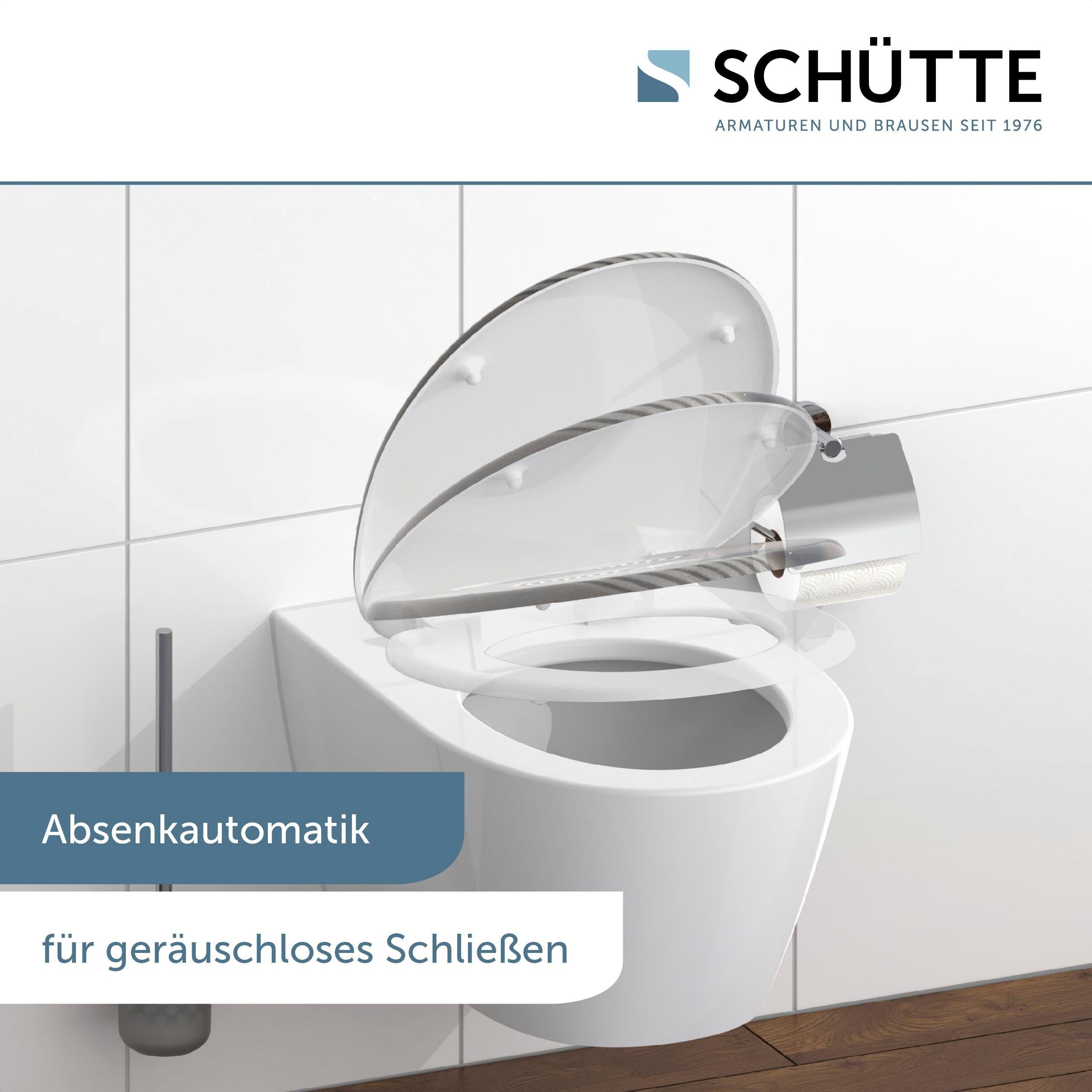 Schütte Toiletzitting Yin & Yang Duroplast, met soft-closemechanisme