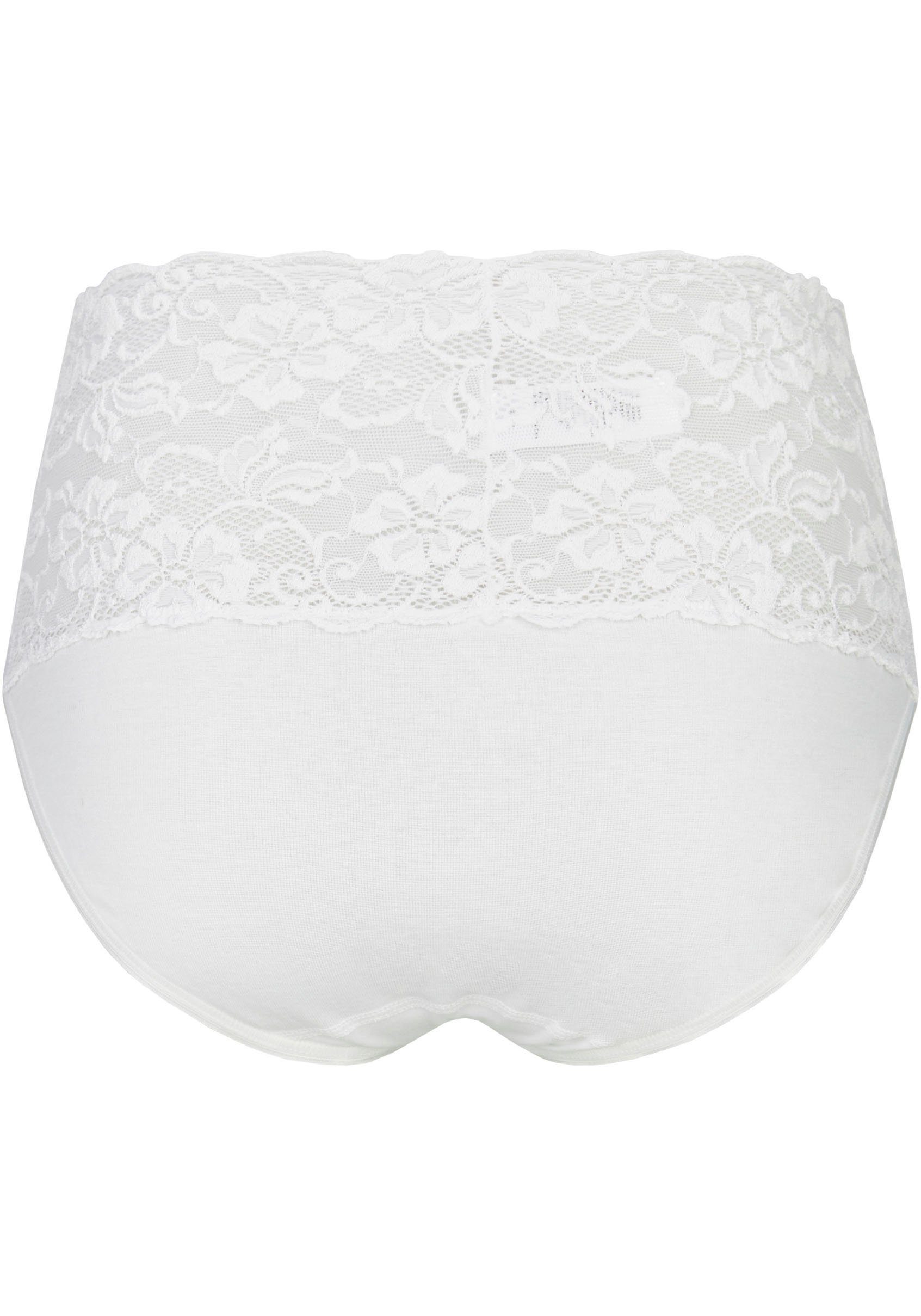 Nina Von C. Tailleslip Fine Cotton met zachte, brede kantband (2 stuks, Set van 2)