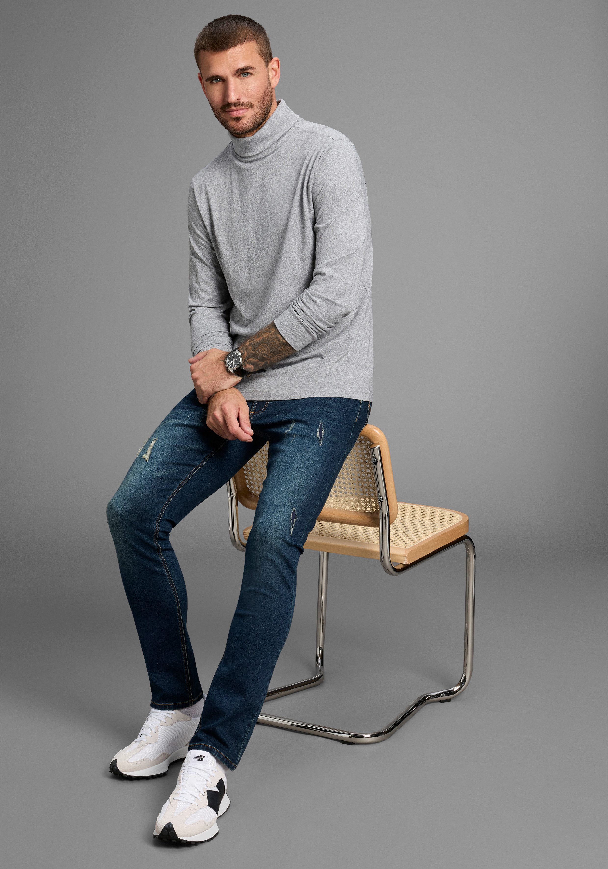 Bruno Banani Colshirt ook voor onderkleding