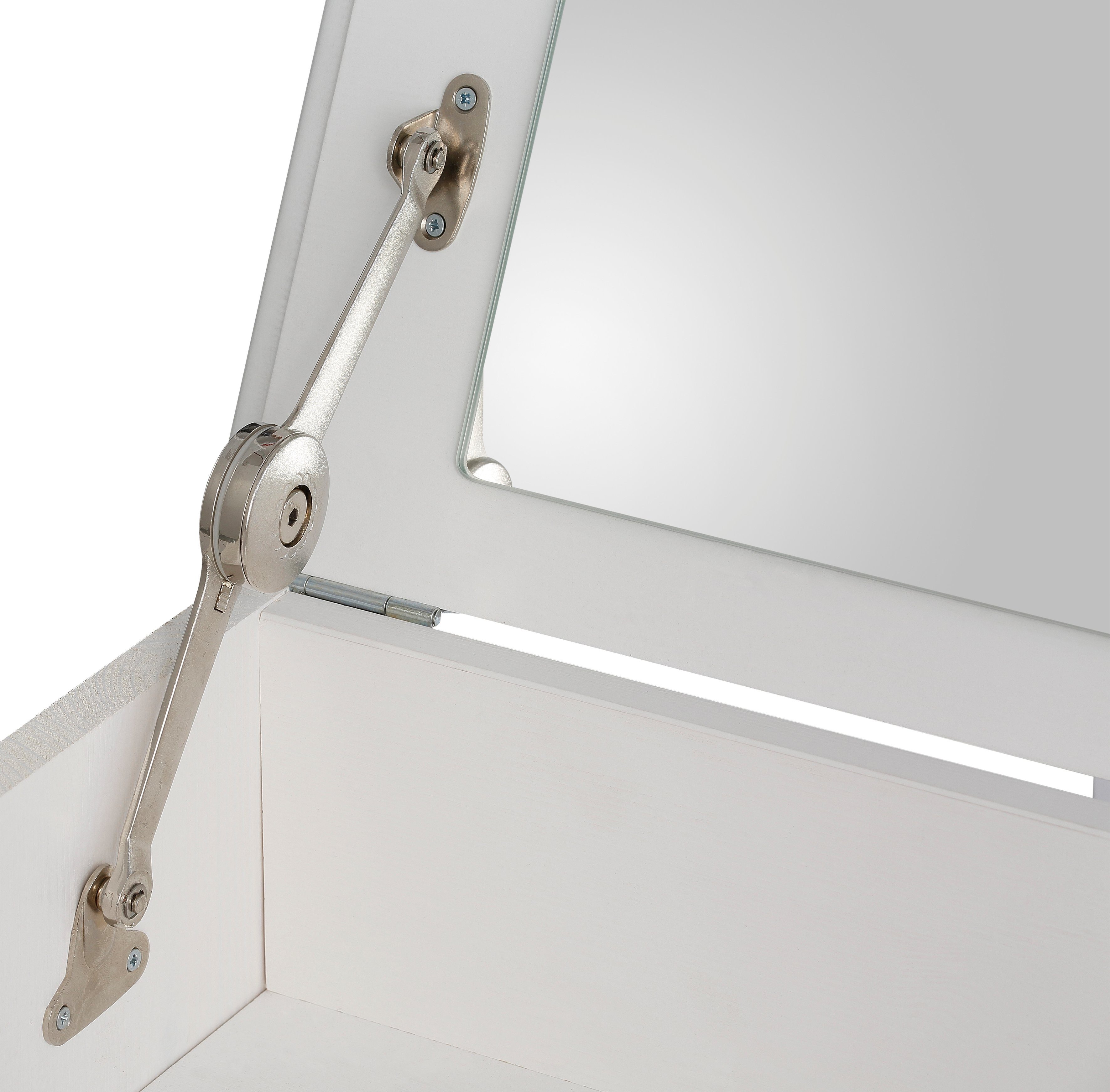Home affaire Ladekast TESSIN Make-up commode met spiegel, van massief dennenhout, FSC®-gecertificeerd