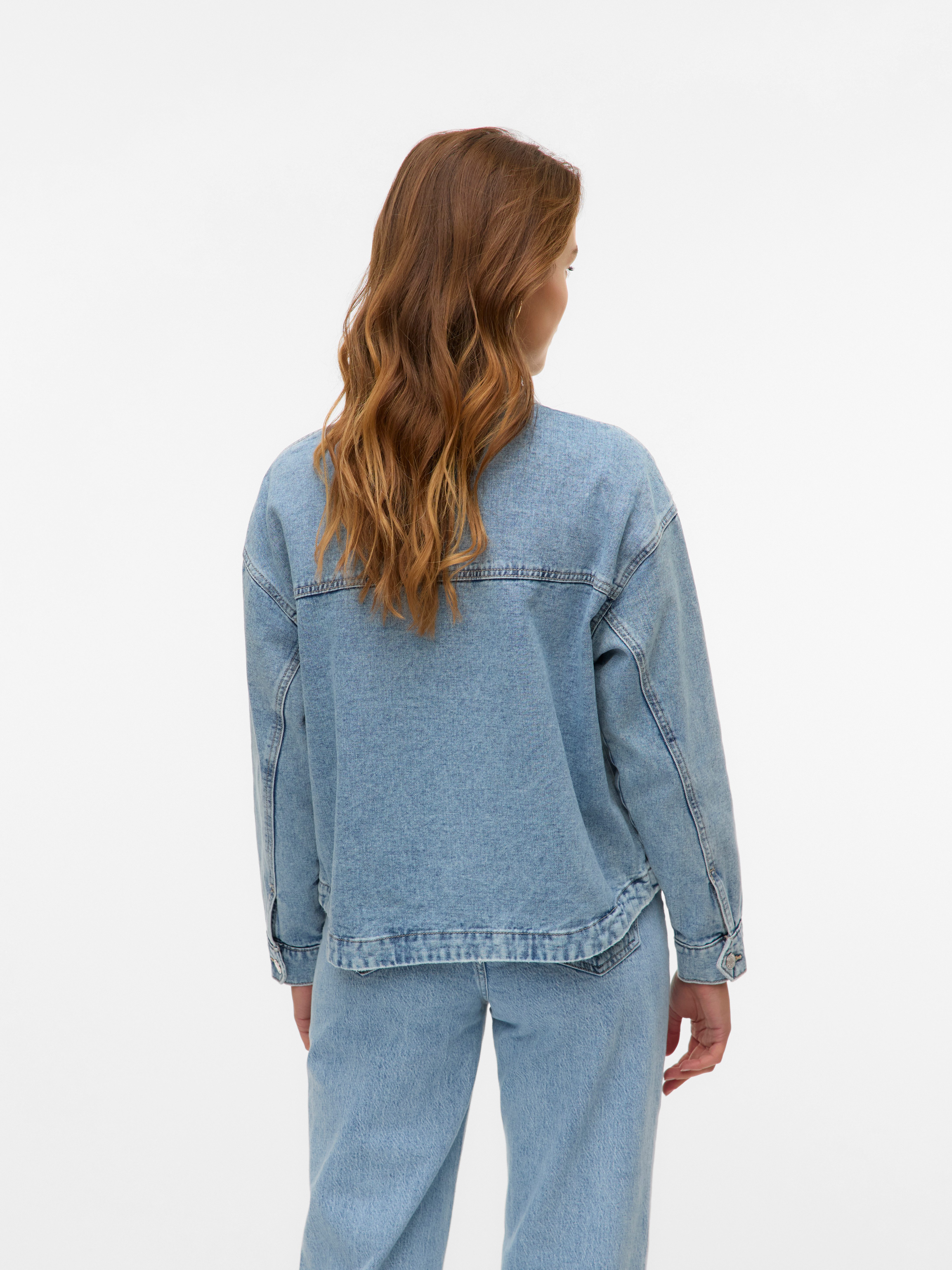 Vero Moda Jeansjack VMJAMIE LS DENIM SHACKET MIX NOOS