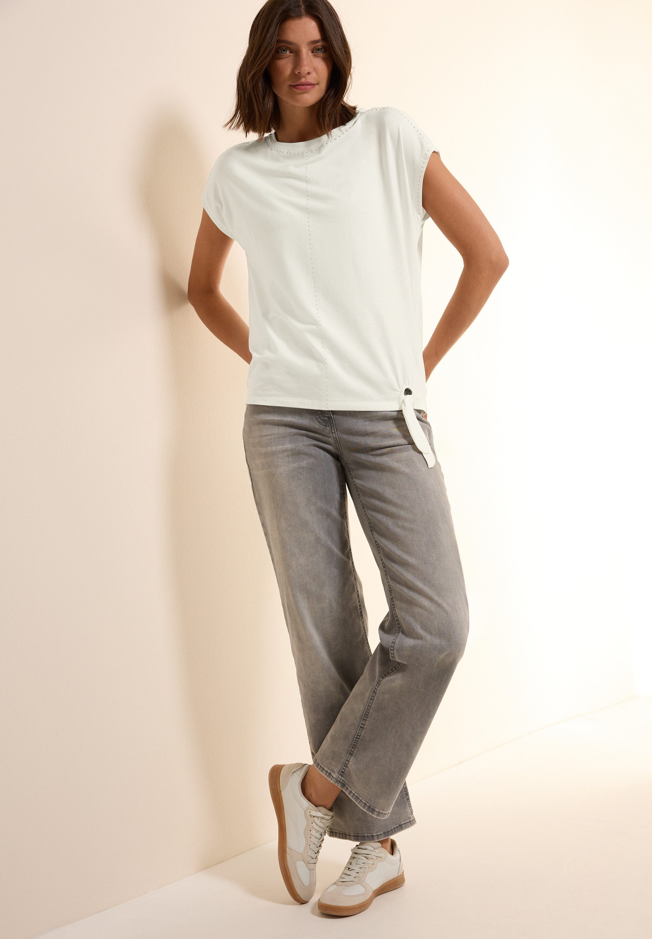 Cecil T-shirt met siersteentjes
