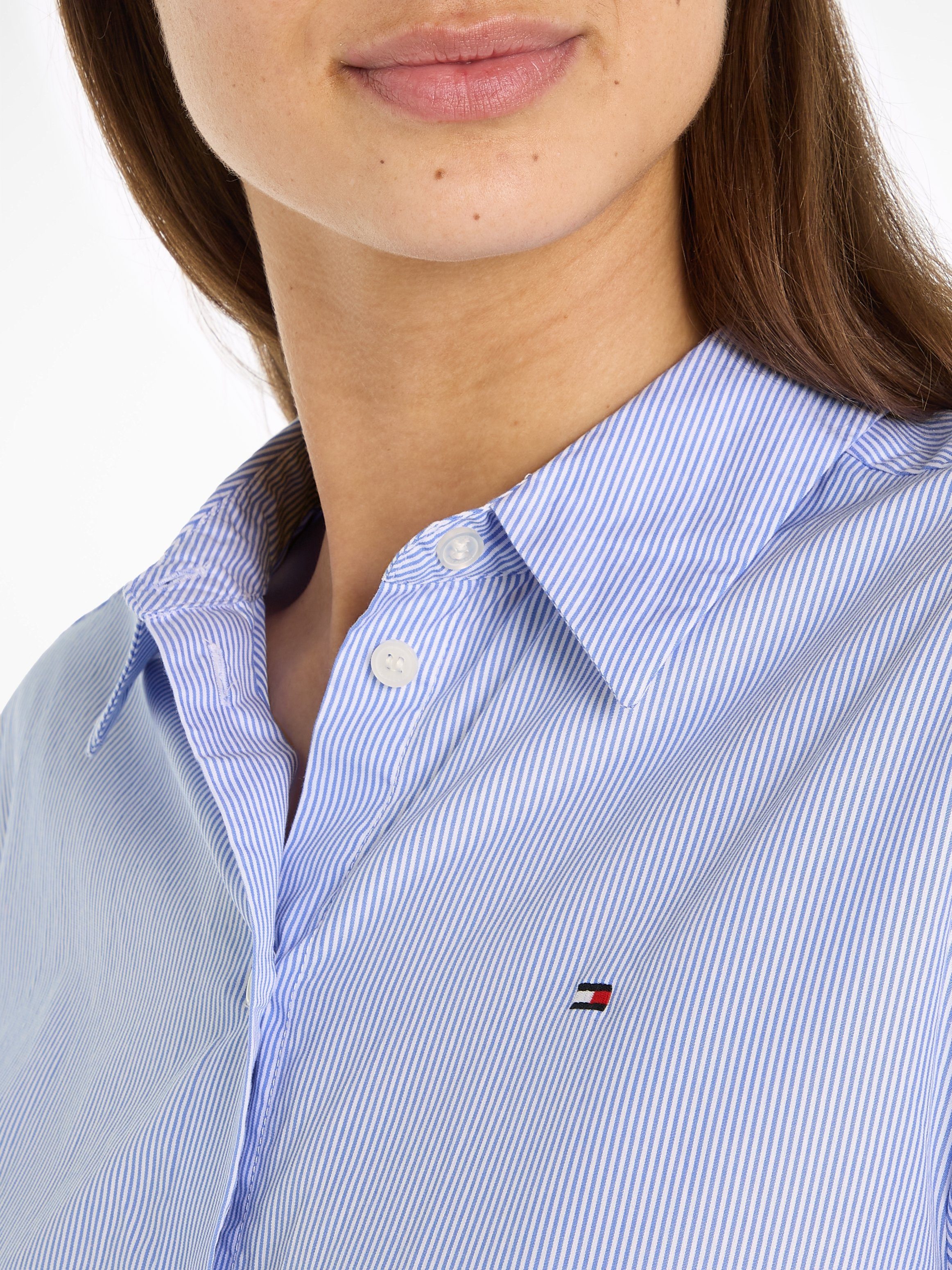 Tommy Hilfiger Shirtjurk ESSENTIAL STP KNEE SHIRT DRESS