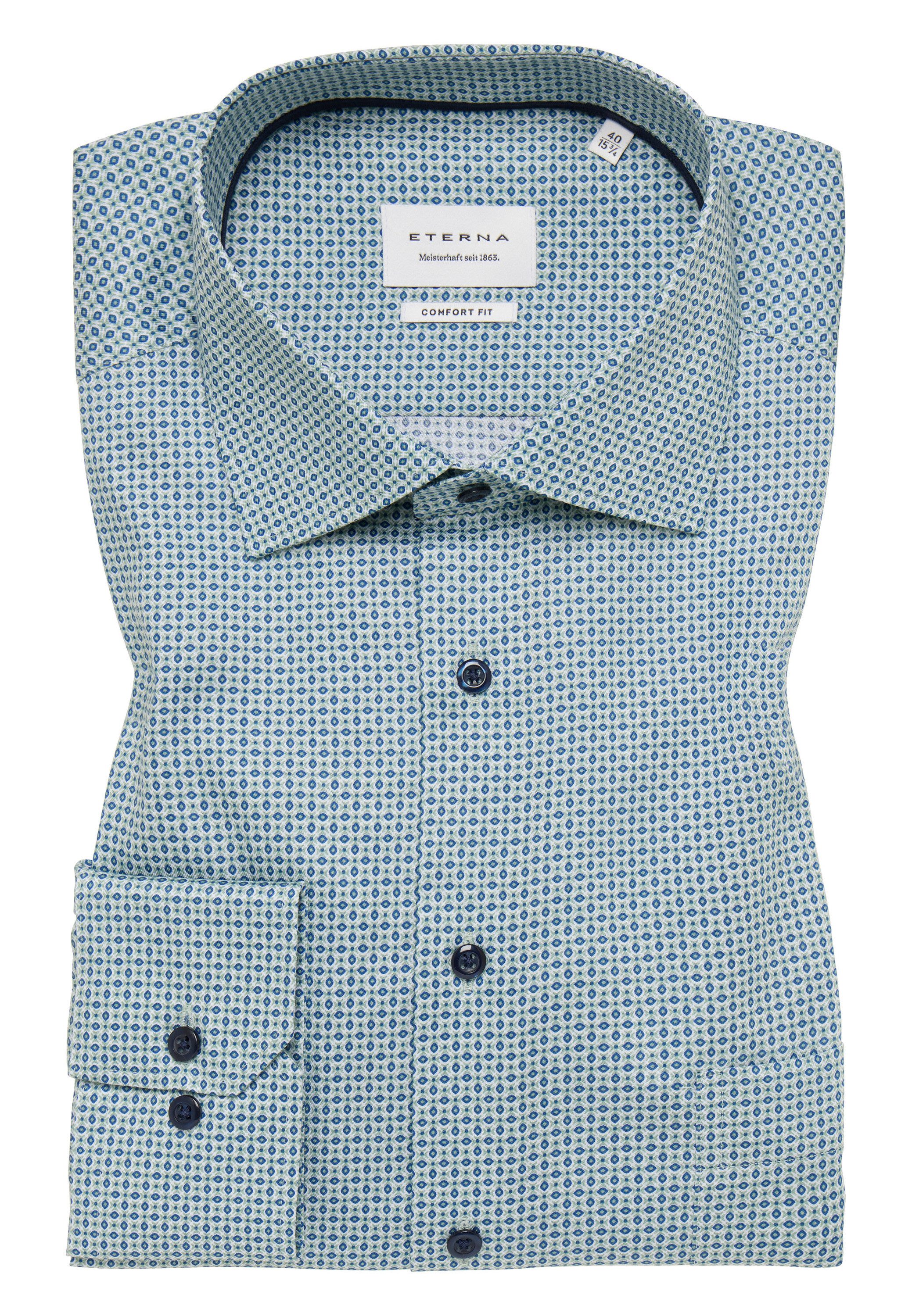 Eterna Overhemd met lange mouwen Comfort fit