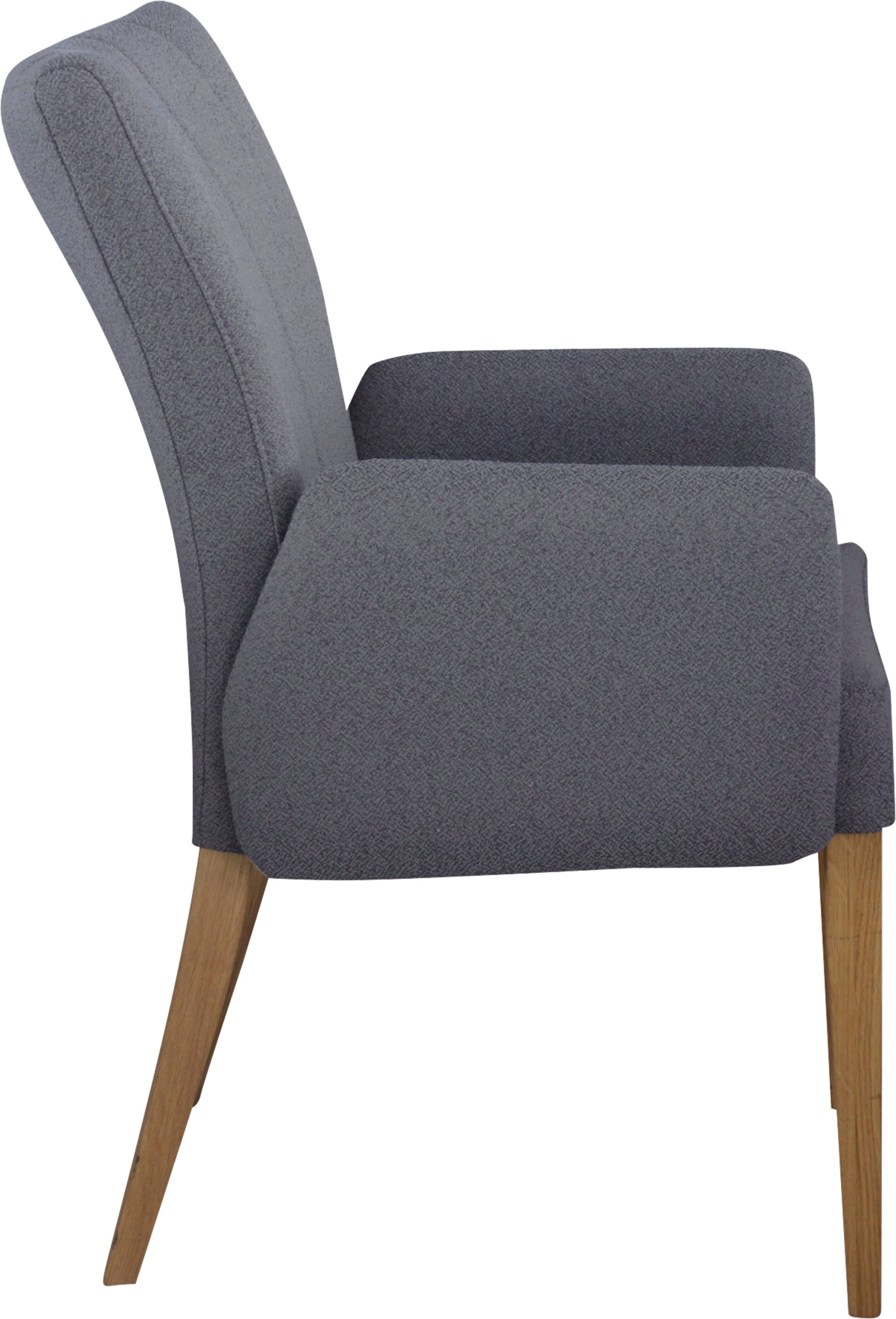 Home affaire Stoel met armleuningen Dia Frame massief eiken geolied