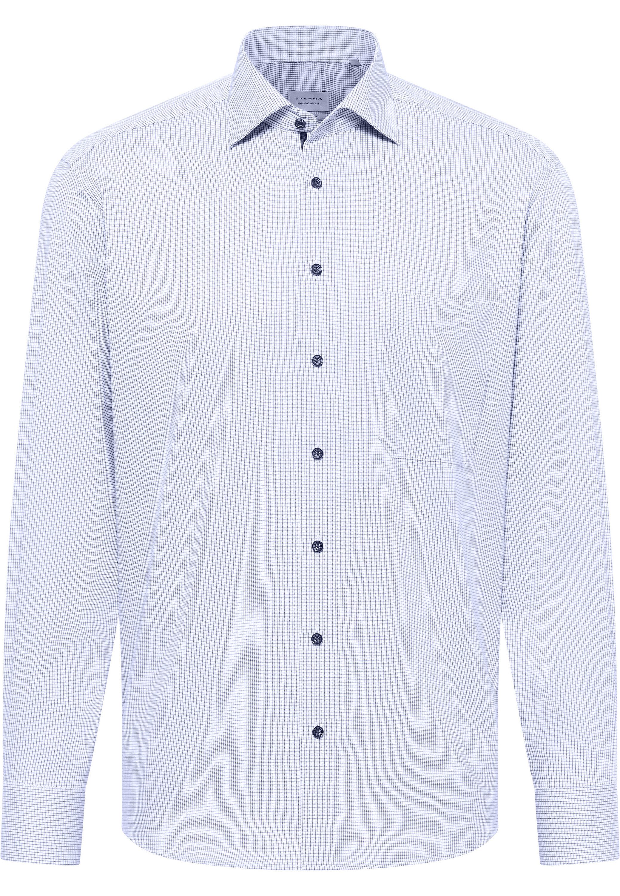 Eterna Overhemd met lange mouwen MODERN FIT NON IRON (strijkvrij)