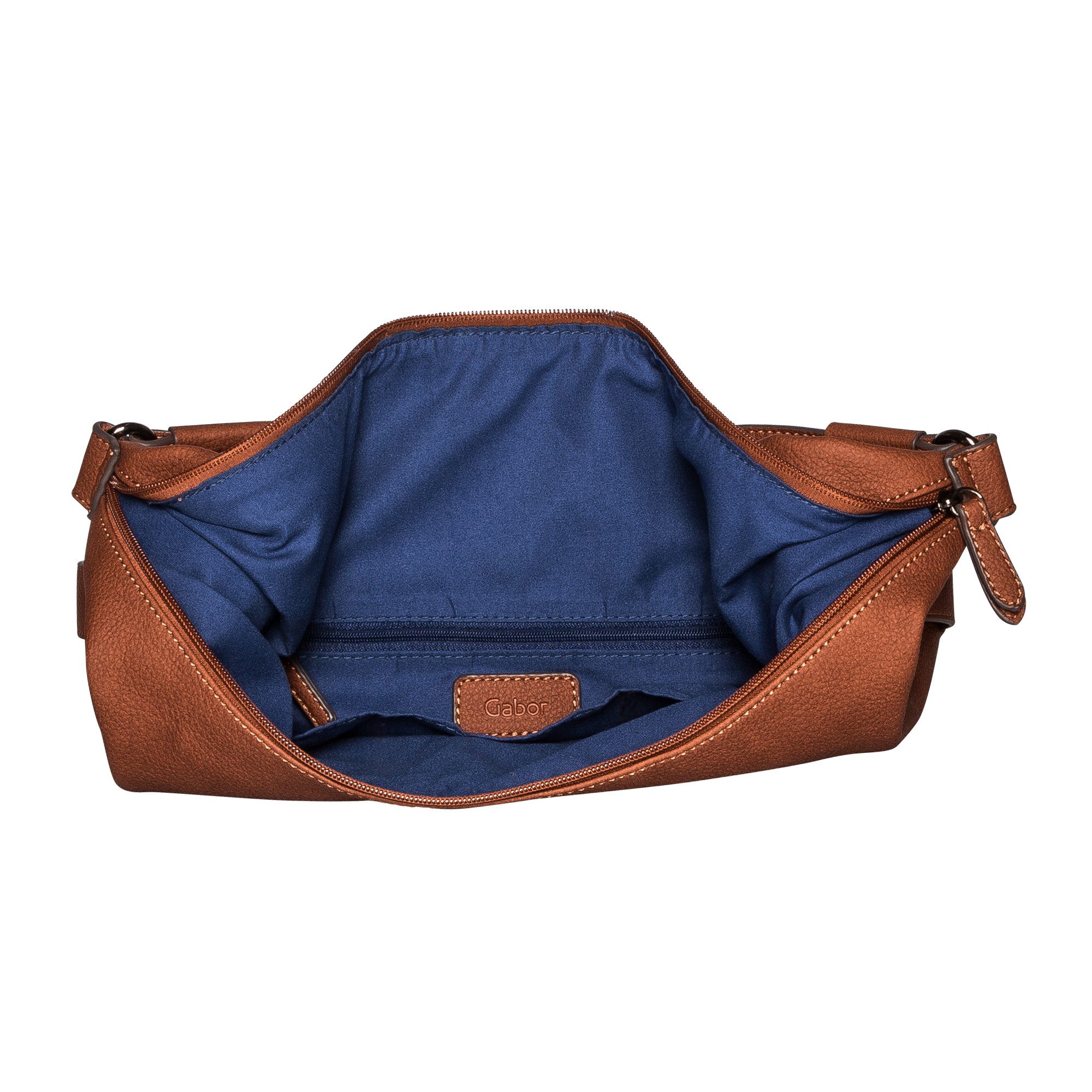 Gabor Hobo-tas Malu van zacht nerf imitatieleer met verfijnde cut-outs