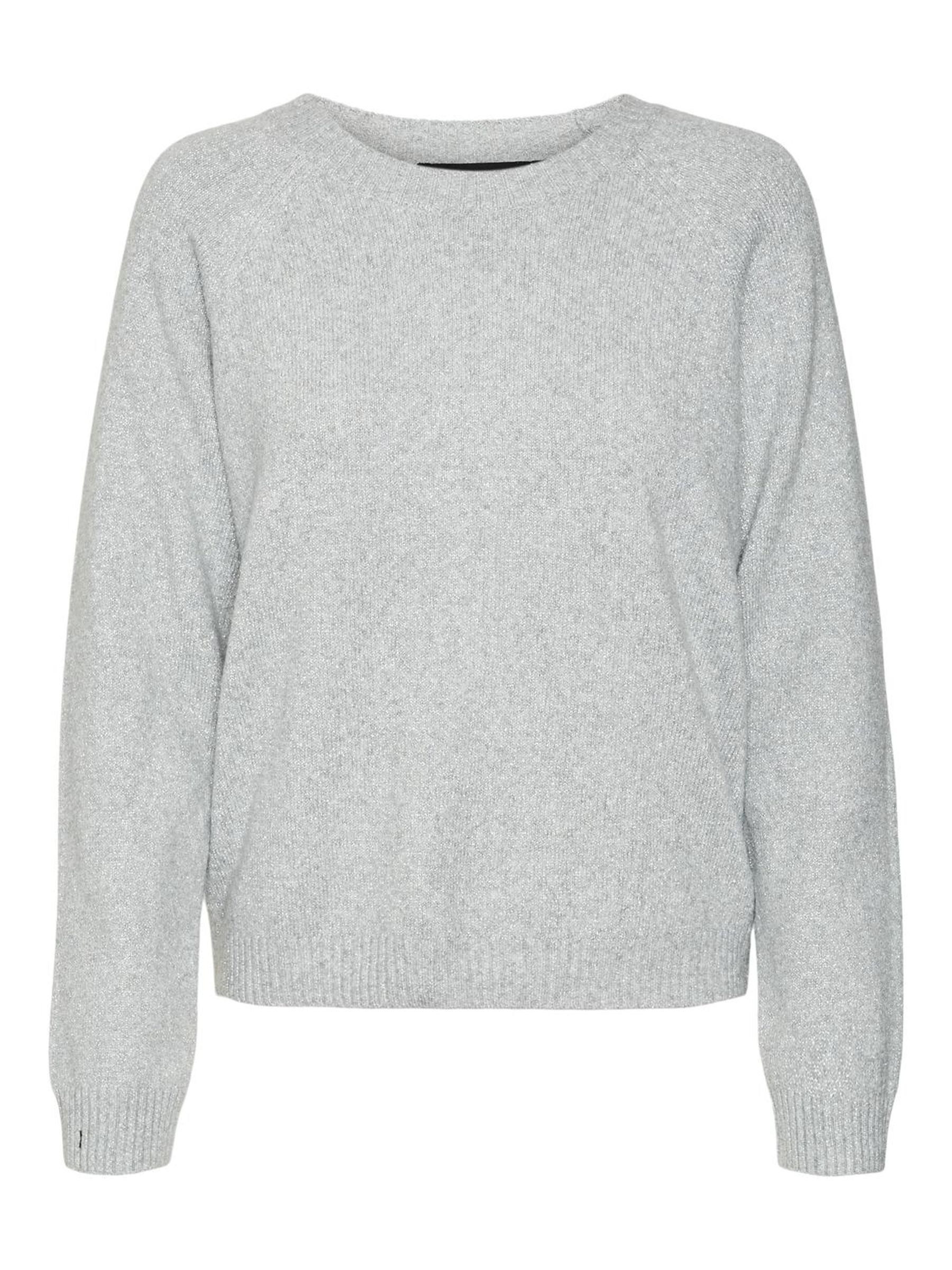 Vero Moda Trui met ronde hals VMDOFFYSHINE LS O-NECK BLOUSE REP NOOS