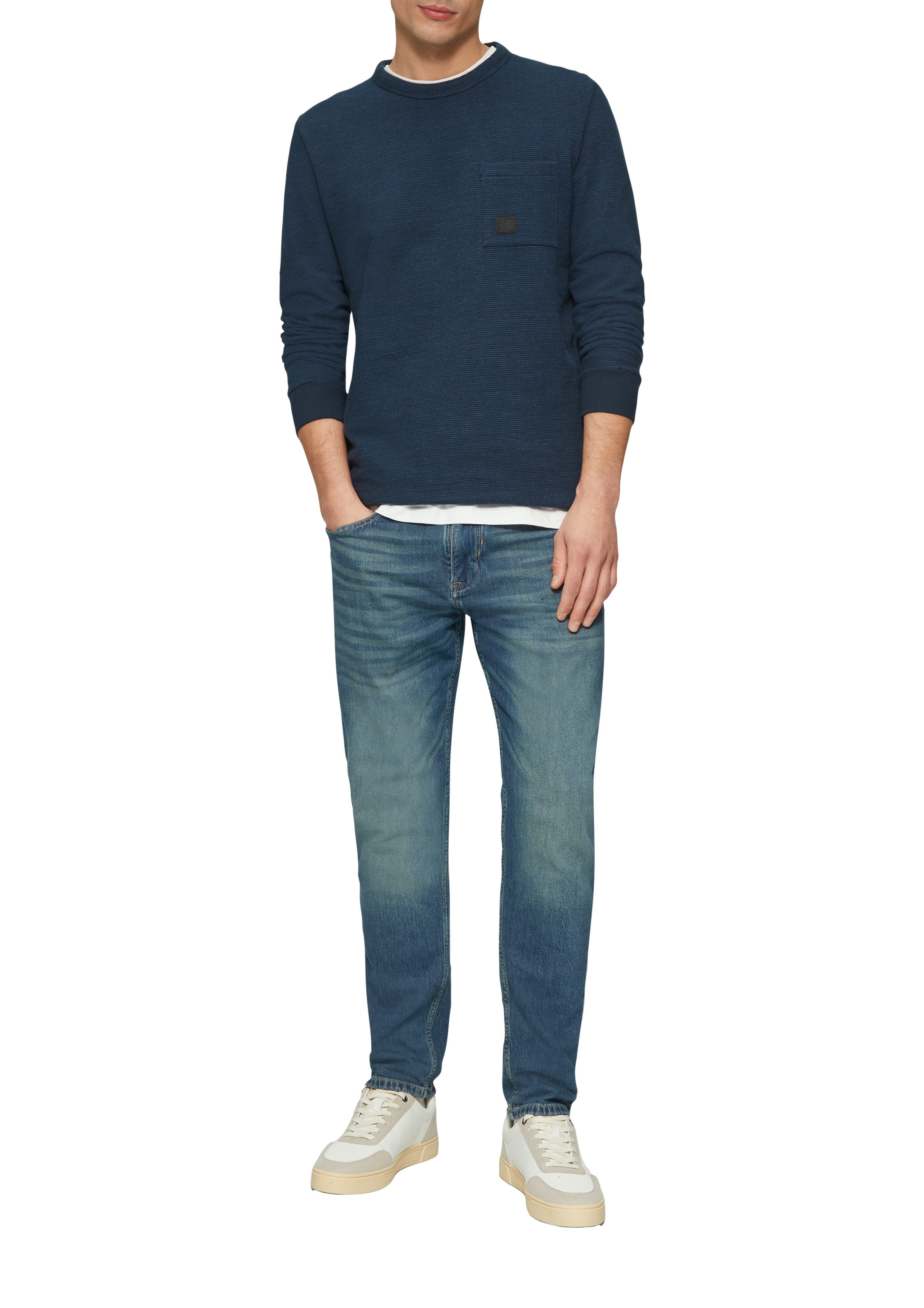 s.Oliver Longsleeve met geborduurd logo