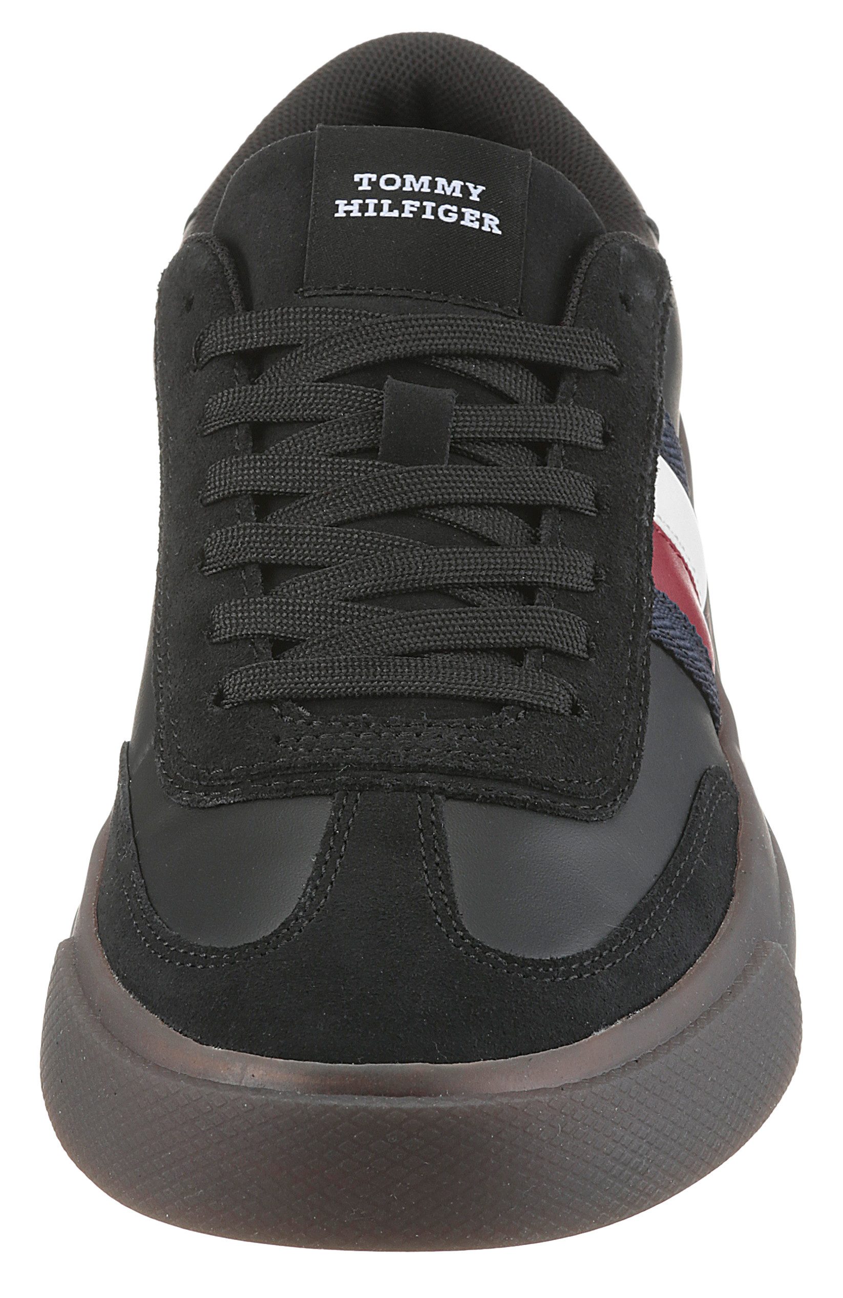 Tommy Hilfiger Sneakers TH CUPSET TERRACE , vrijetijdsschoen, lage schoen, veterschoen met zijstrepen